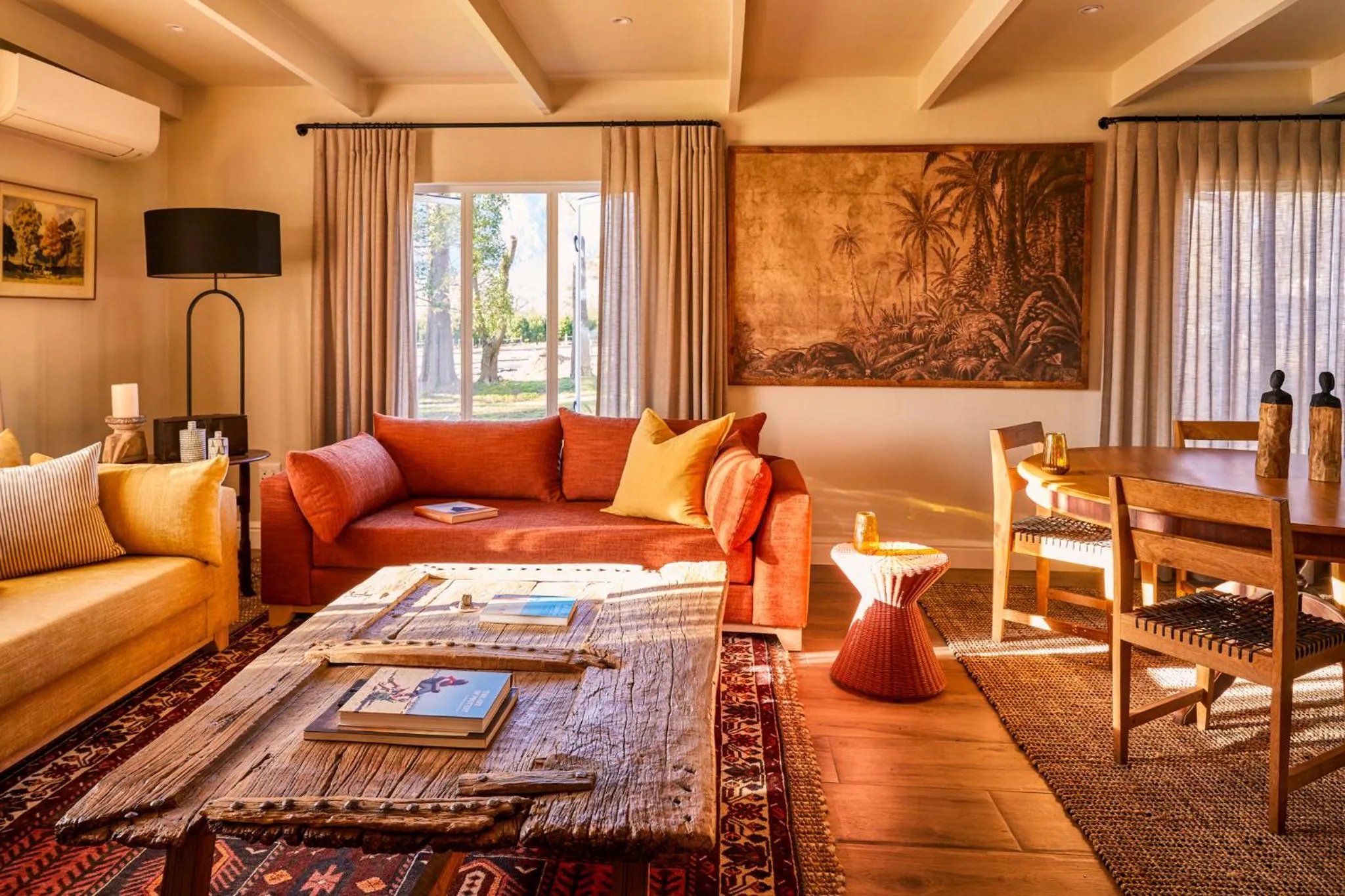 Living room in Boschendal Farm Estate