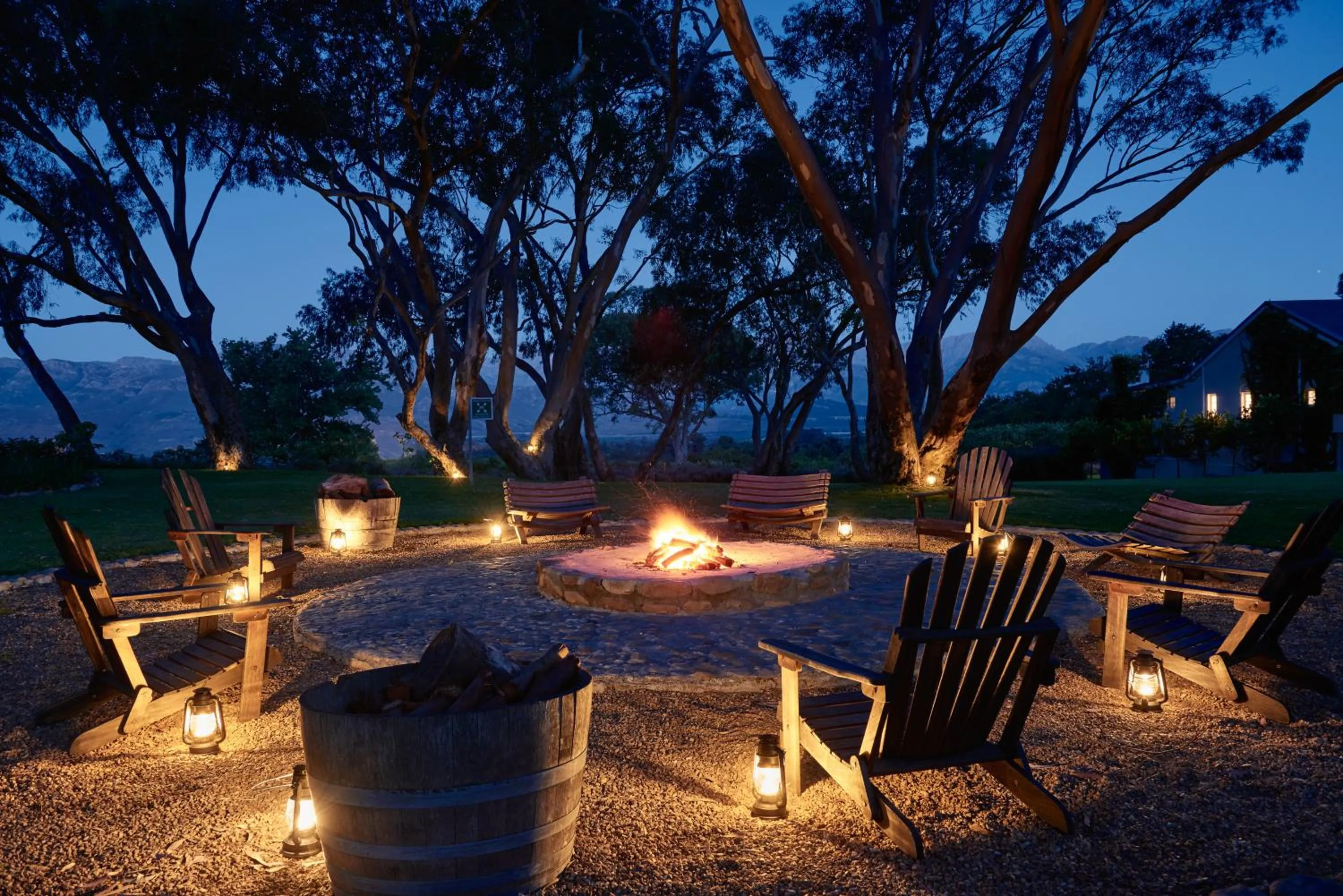 Patio in Boschendal Farm Estate