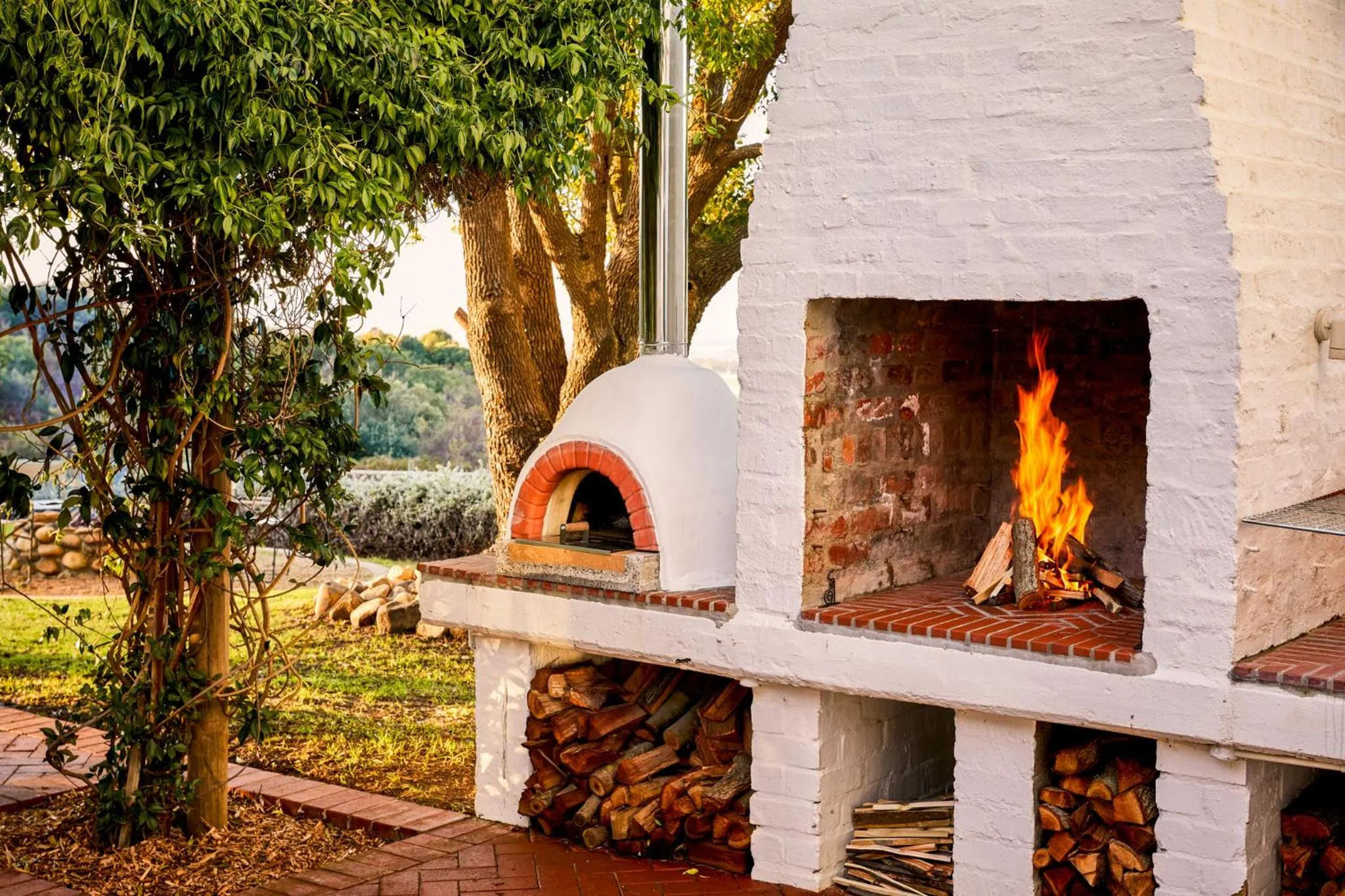 BBQ facilities in Boschendal Farm Estate