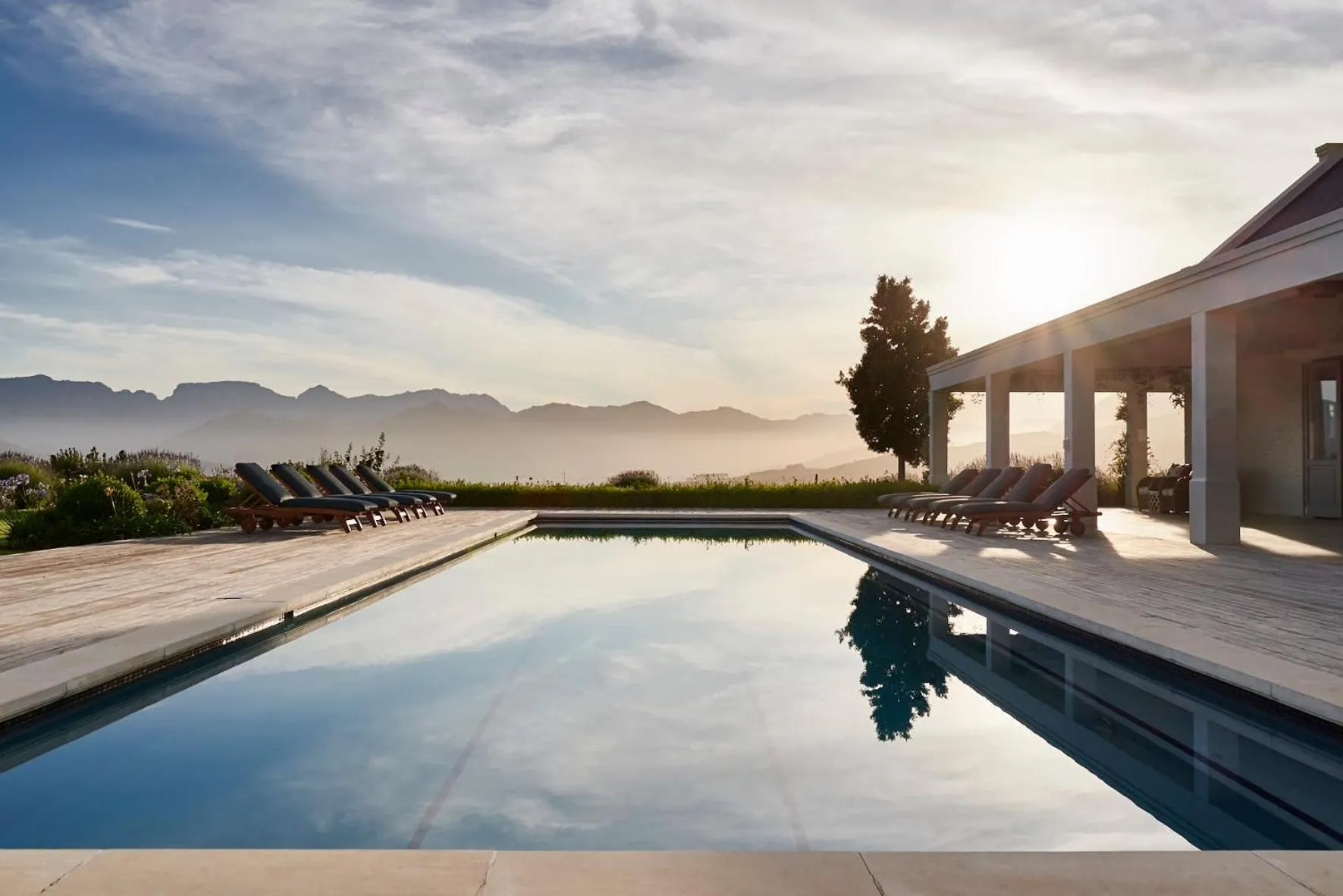 Mountain view in Boschendal Farm Estate