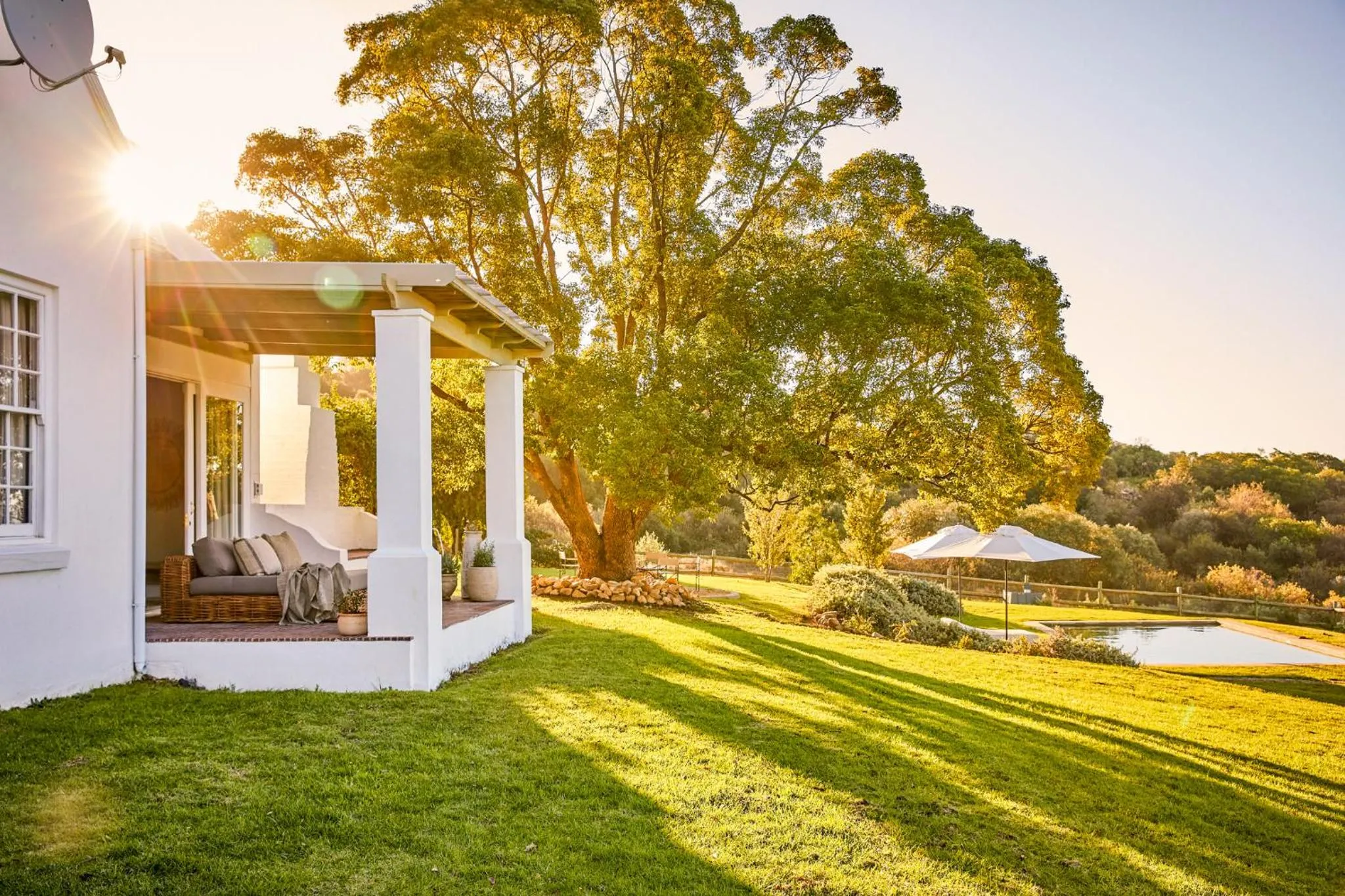Patio in Boschendal Farm Estate