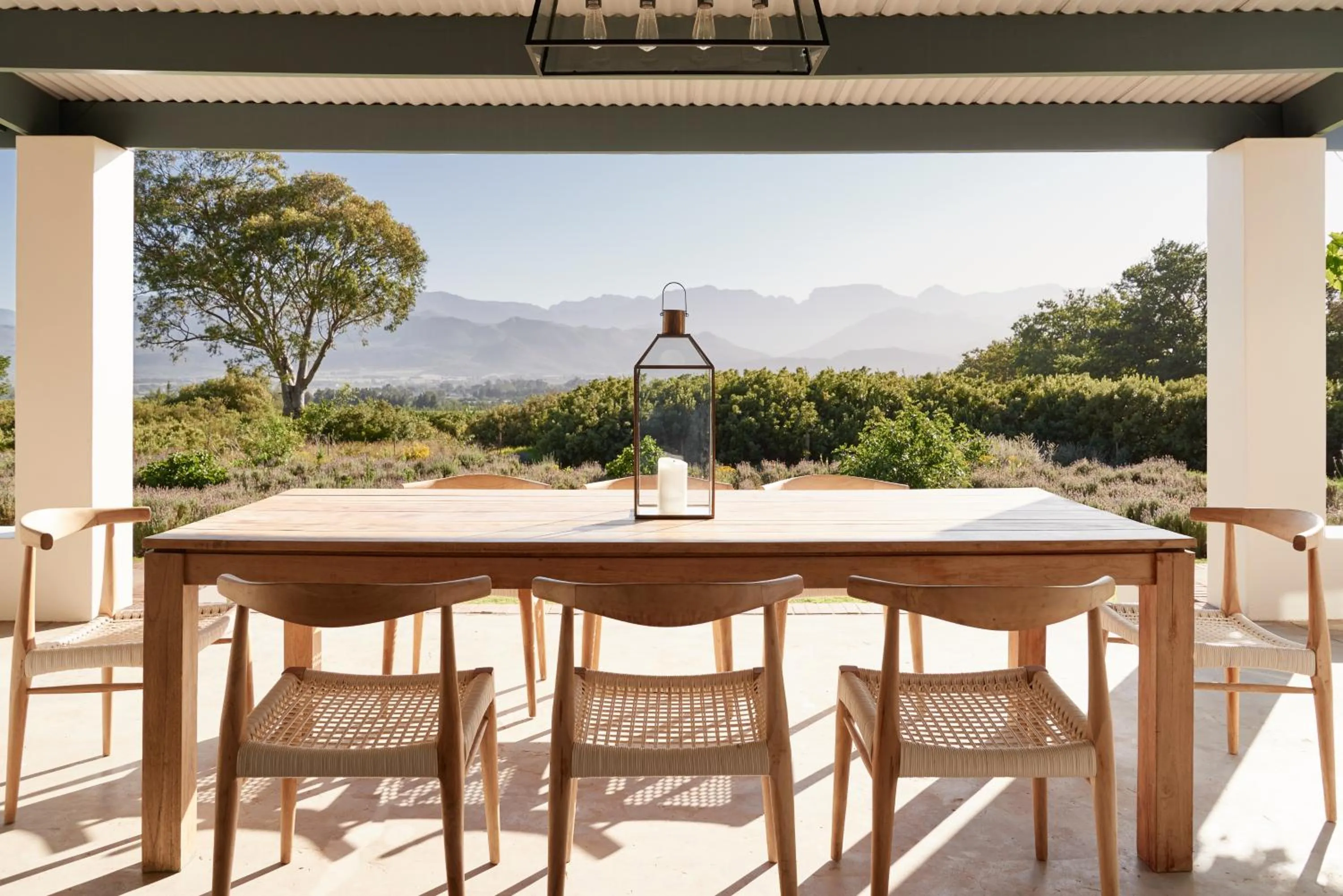 Patio in Boschendal Farm Estate