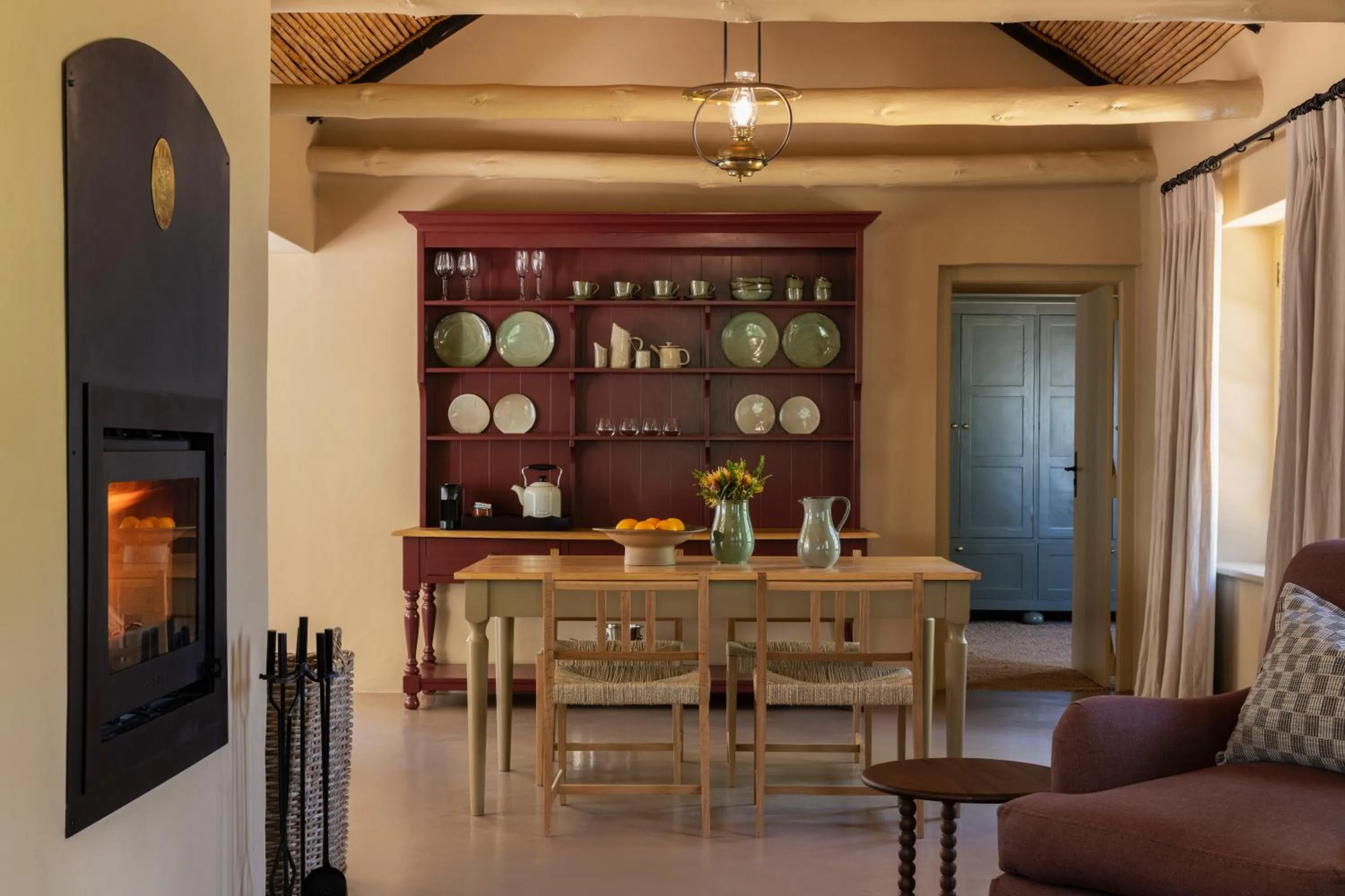 Dining area in Boschendal Farm Estate