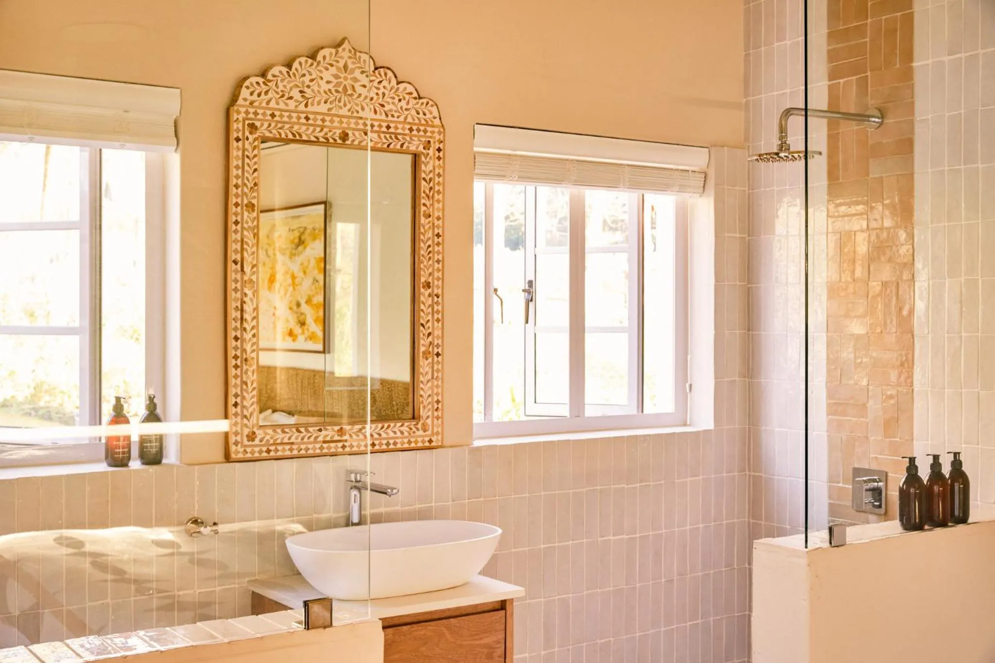 Shower in Boschendal Farm Estate