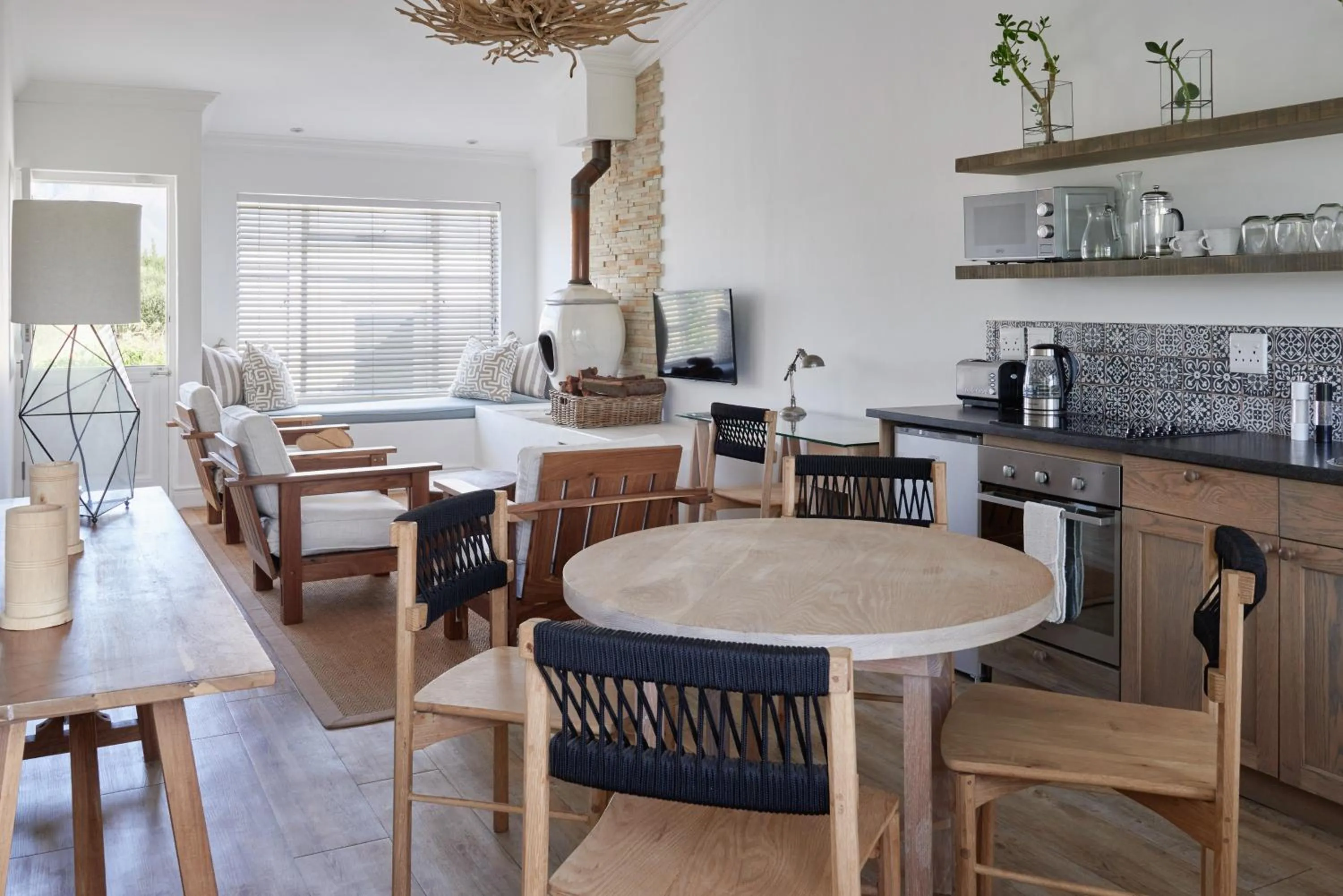 Dining area in Boschendal Farm Estate