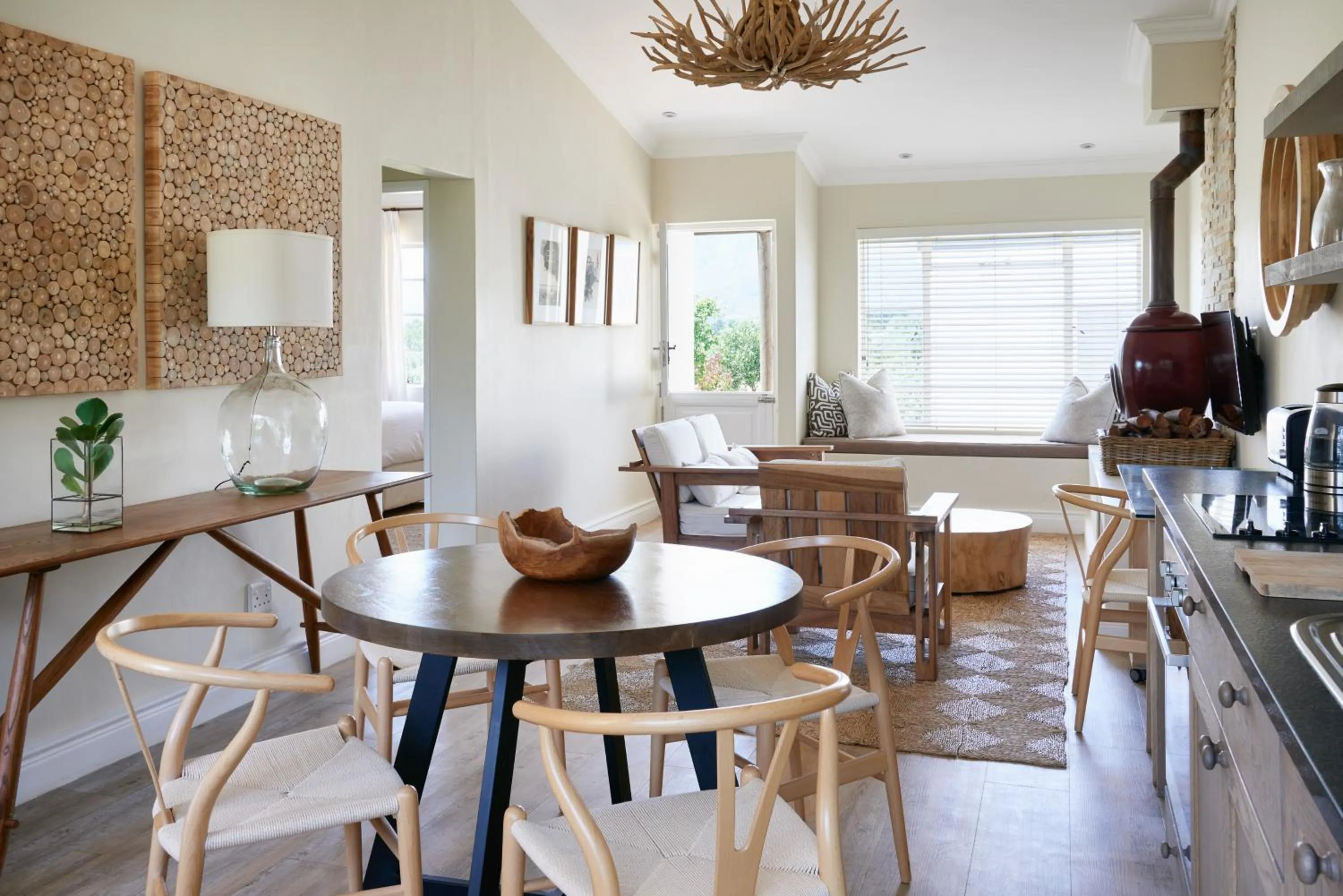 Living room in Boschendal Farm Estate