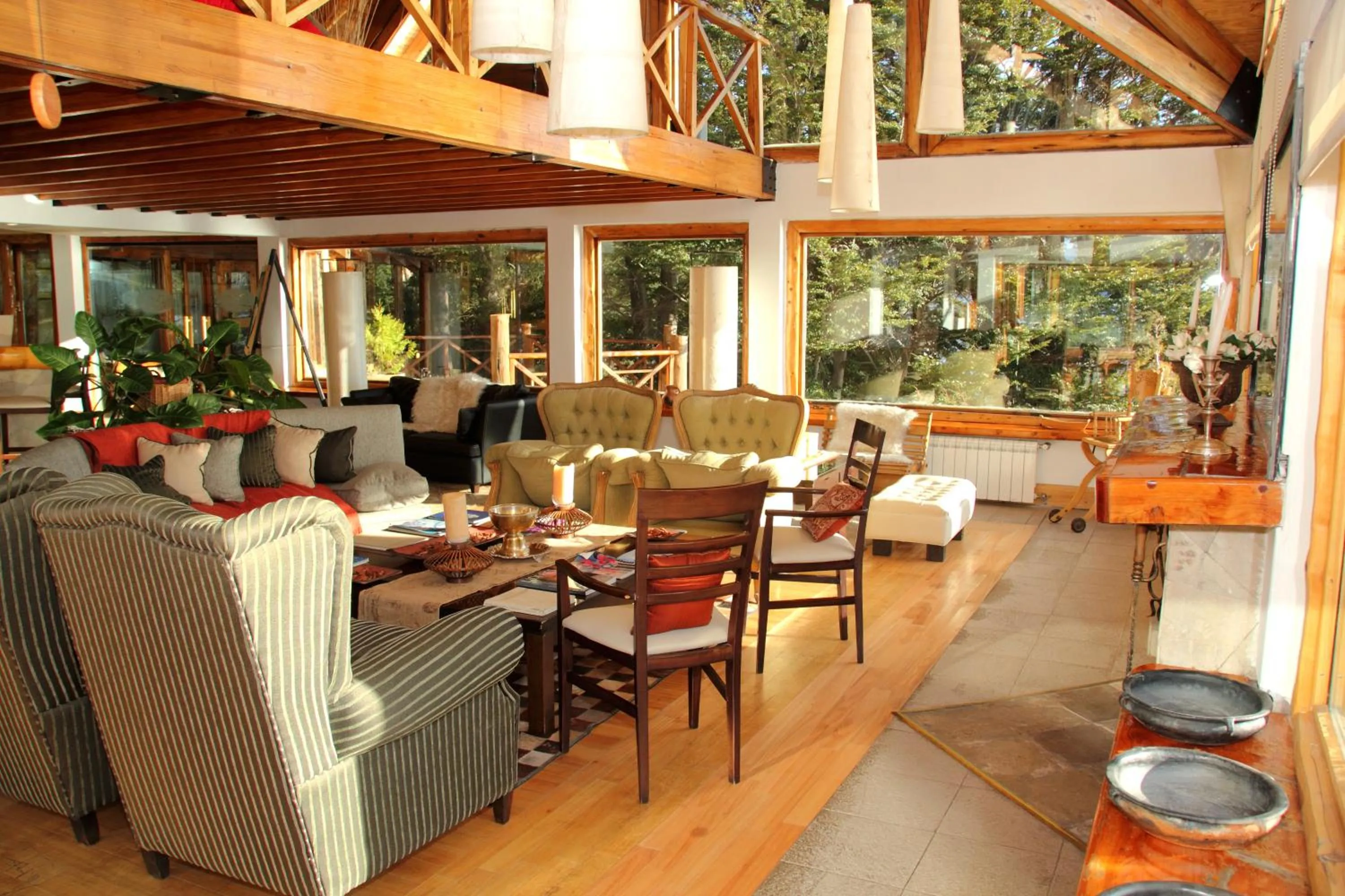 Living room in Posada La Escondida