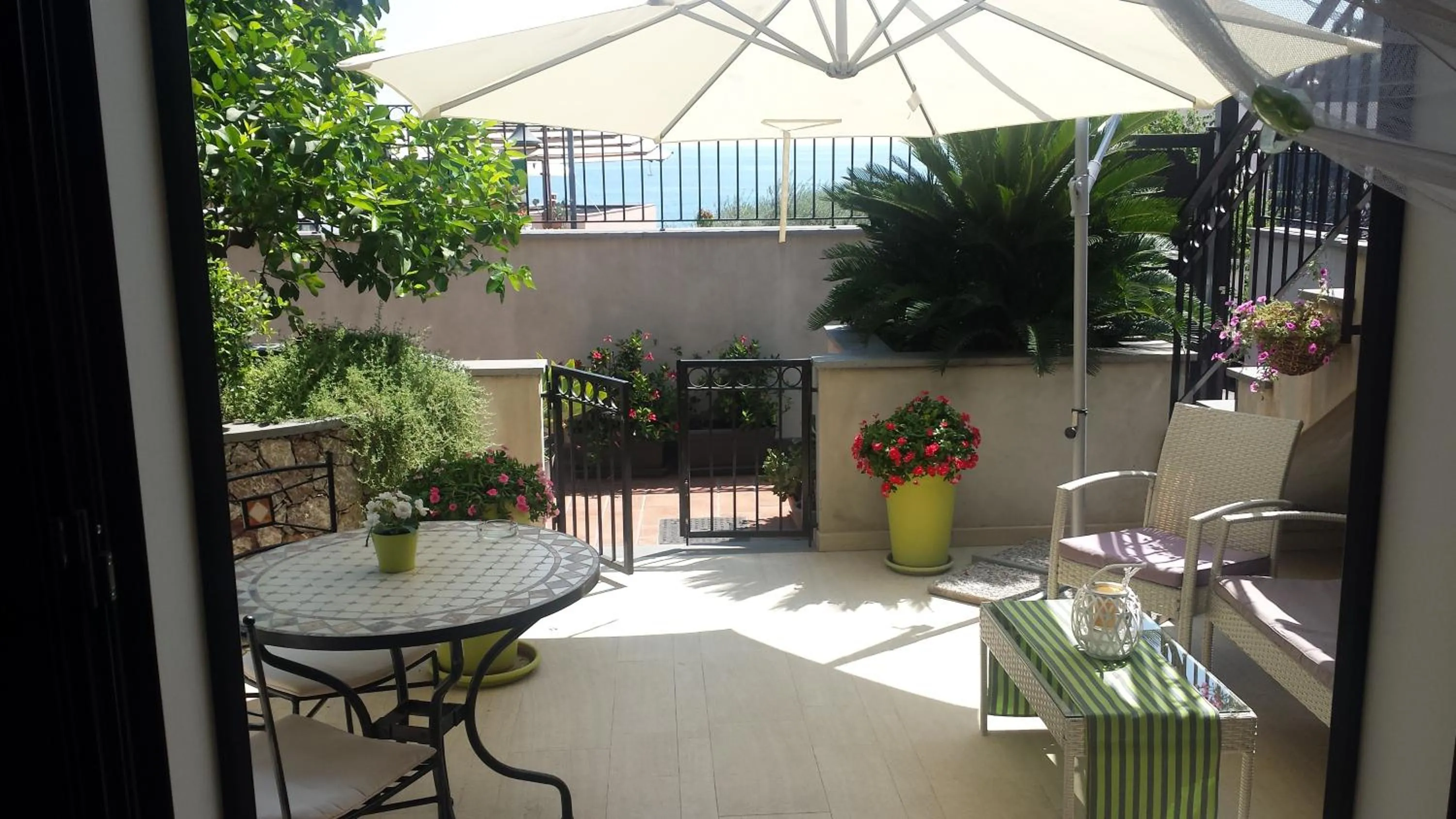 Patio in Appartamento Arancione Taormina