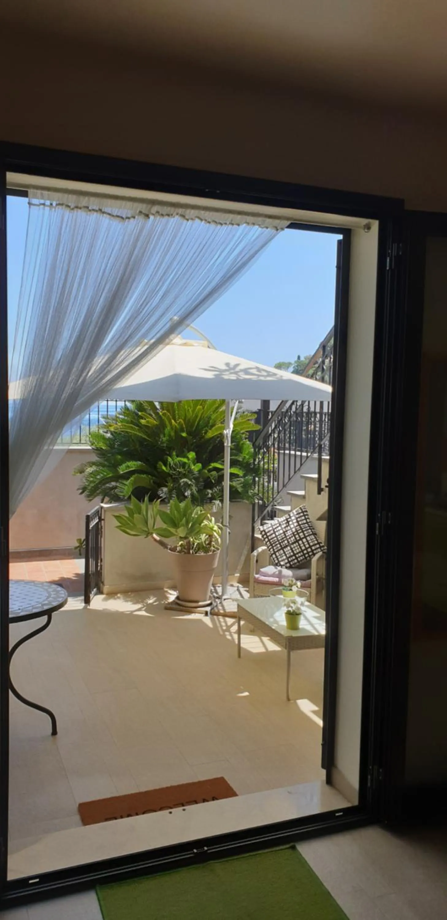 Balcony/Terrace in Appartamento Arancione Taormina