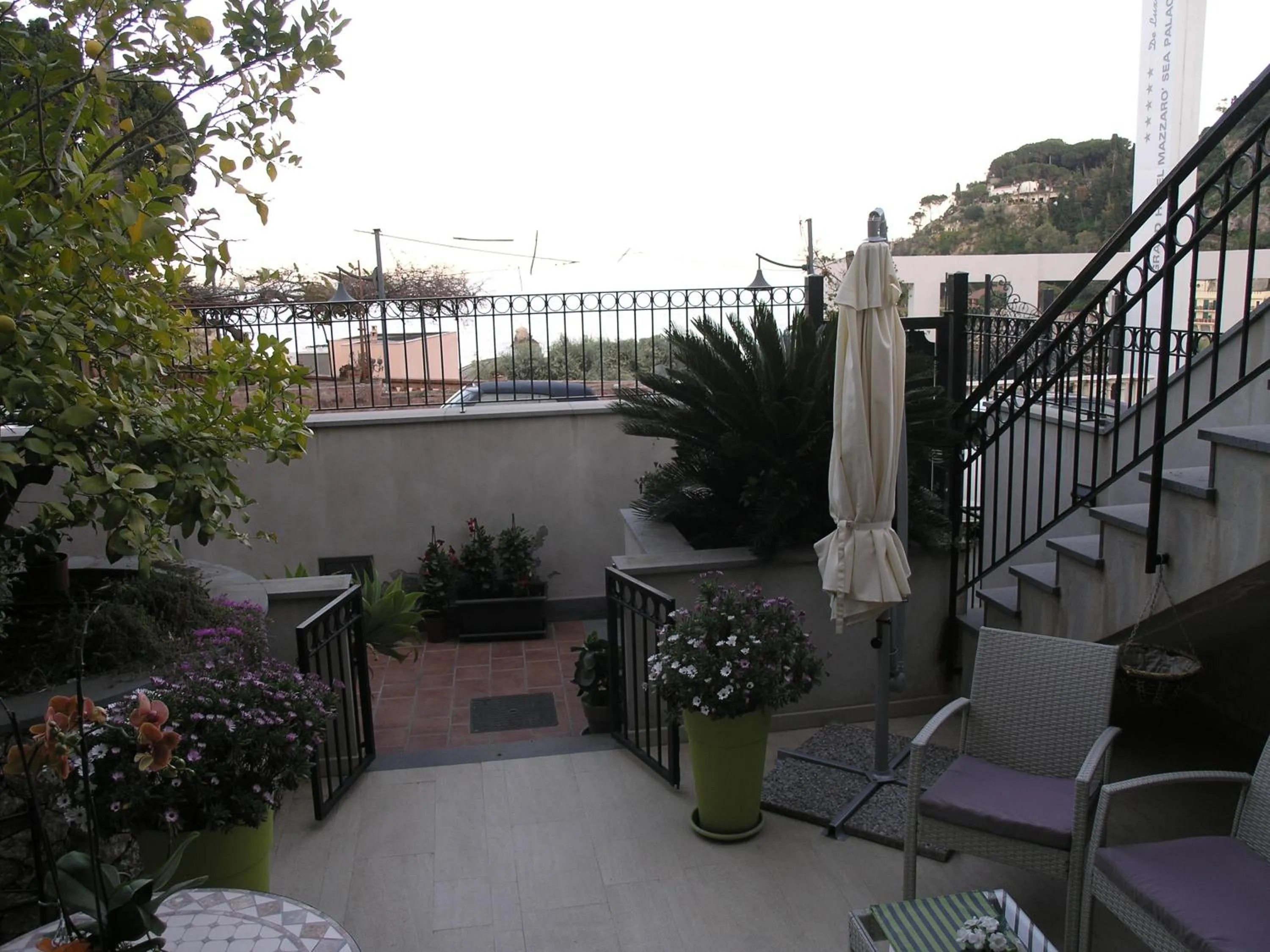 Balcony/Terrace in Appartamento Arancione Taormina