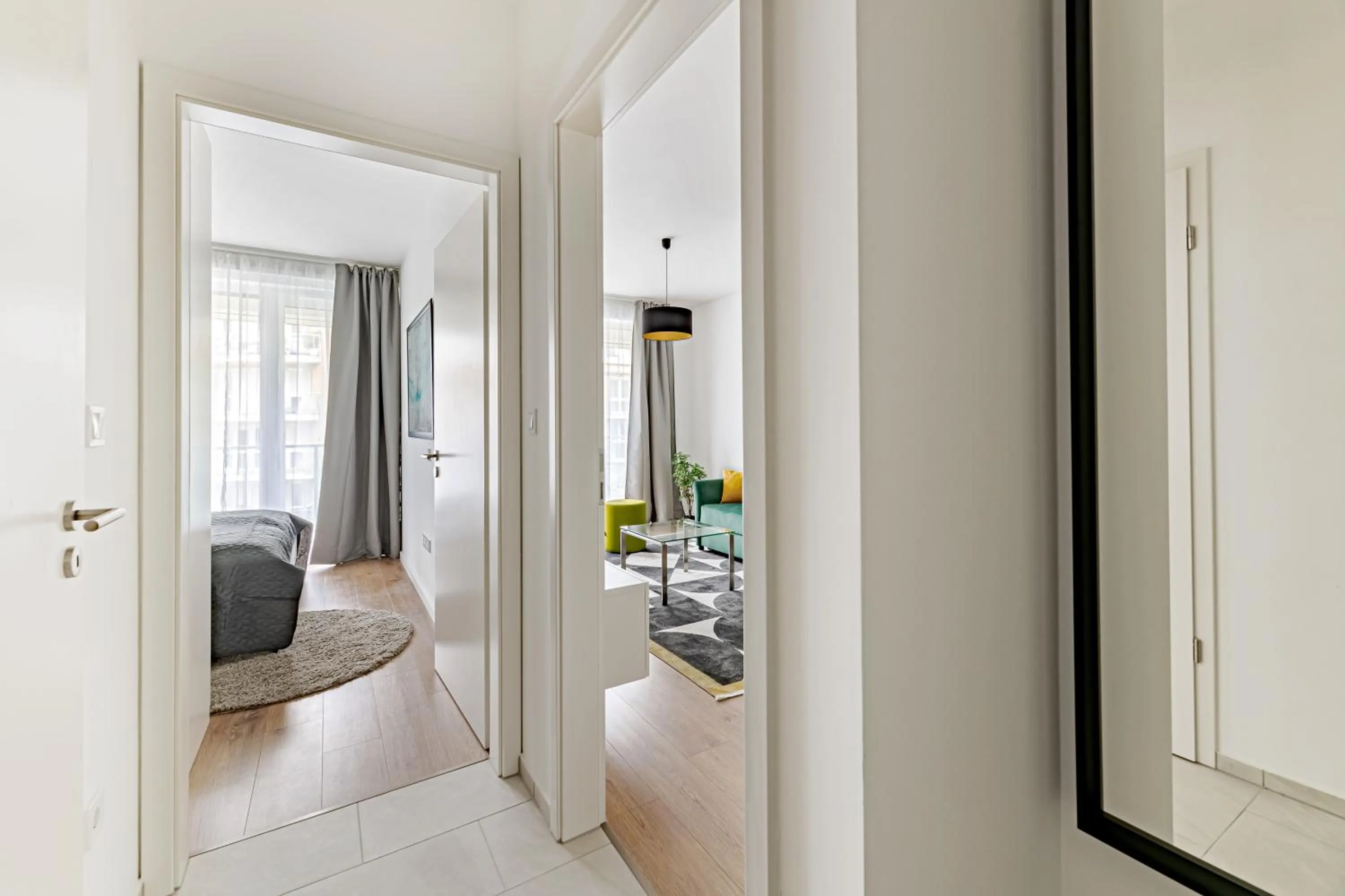 Facade/entrance, Bed in Spirit Apartments by FirstHost