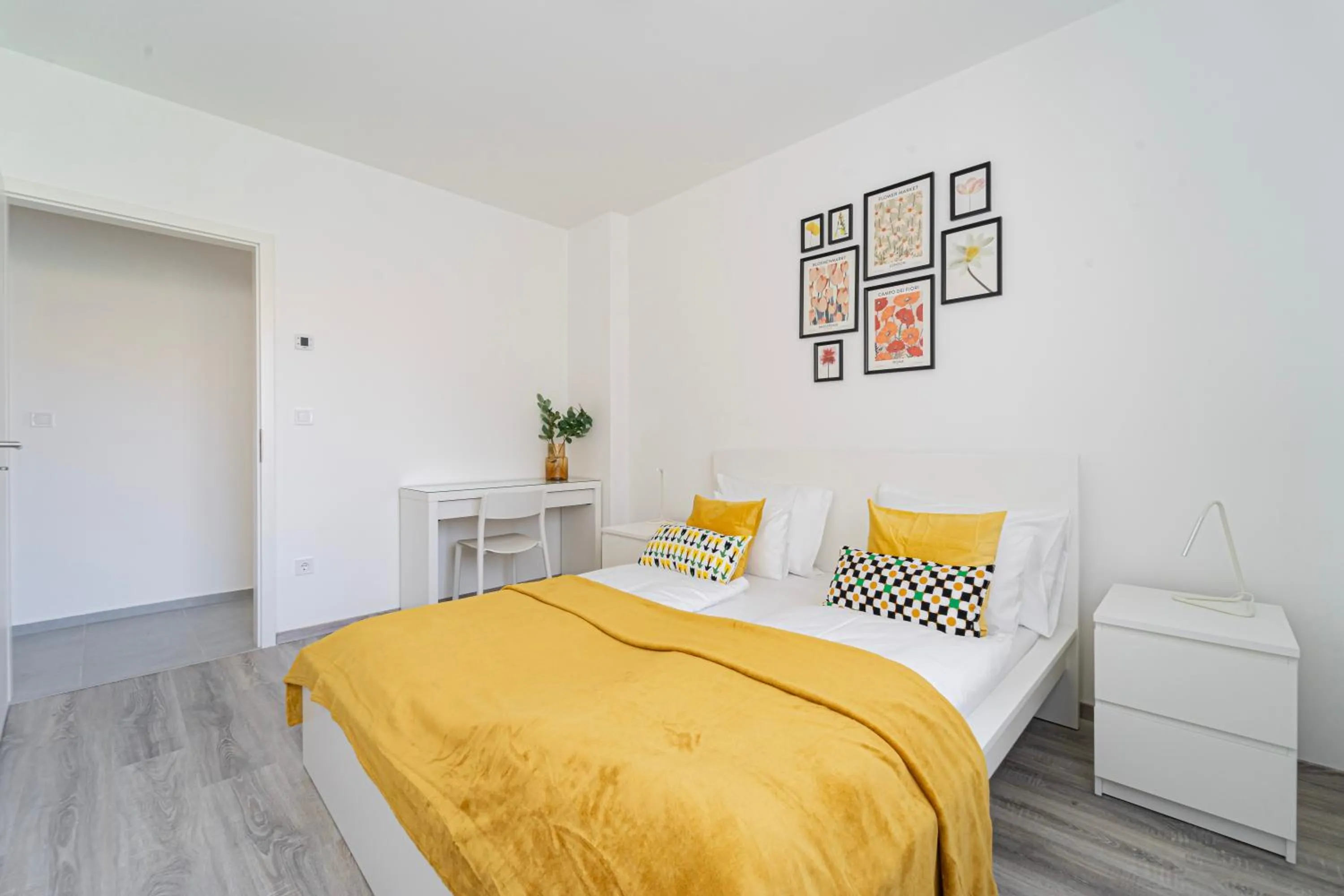 Bed in Spirit Apartments by FirstHost