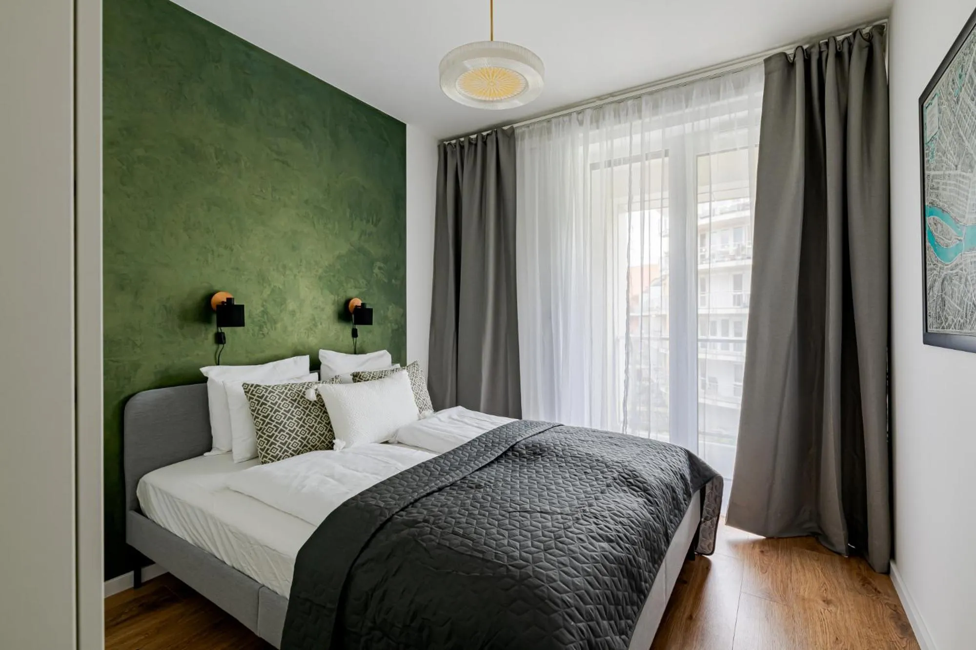 Bed in Spirit Apartments by FirstHost