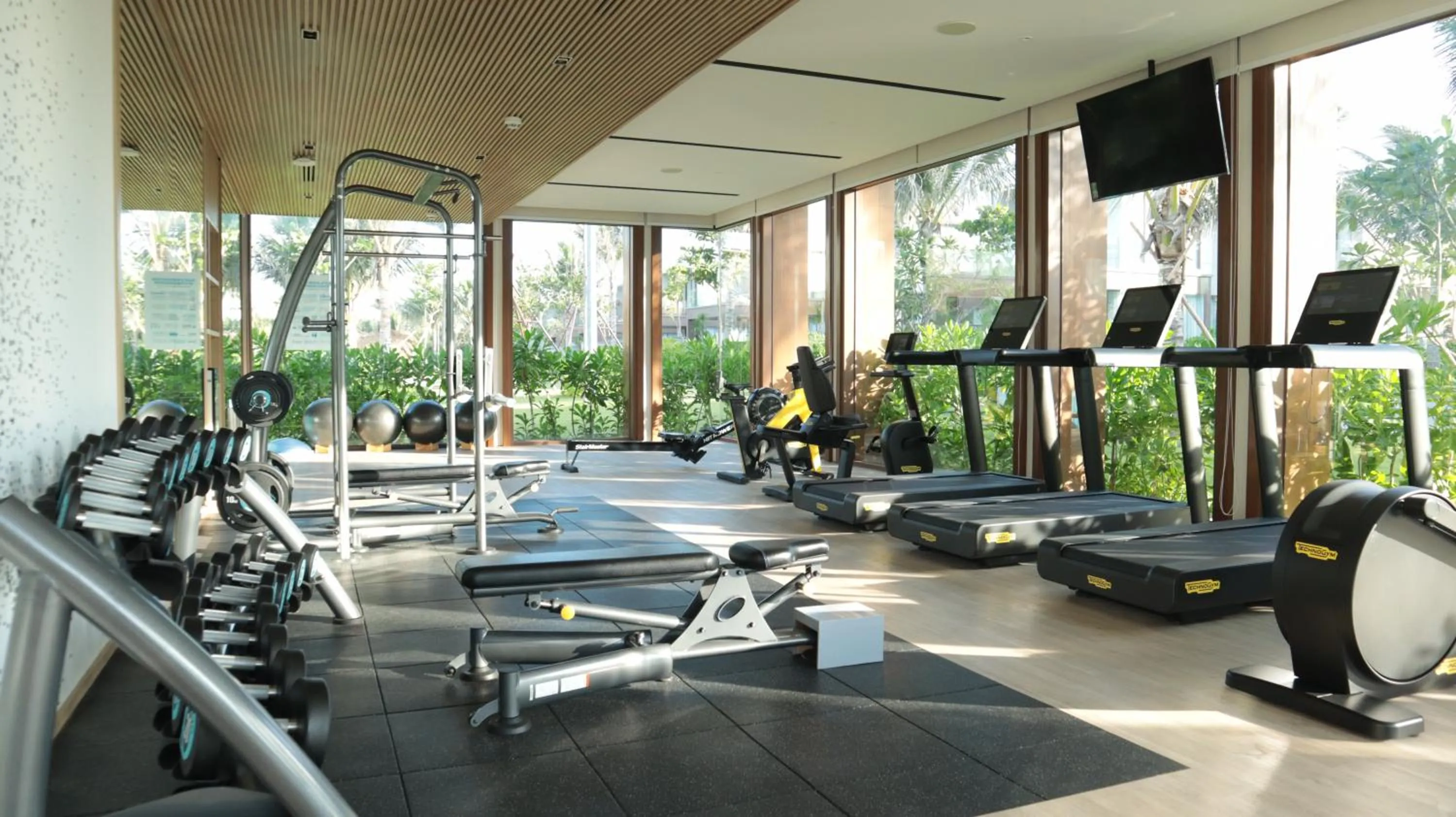 Fitness centre/facilities in The Ocean Resort by Fusion Quy Nhon