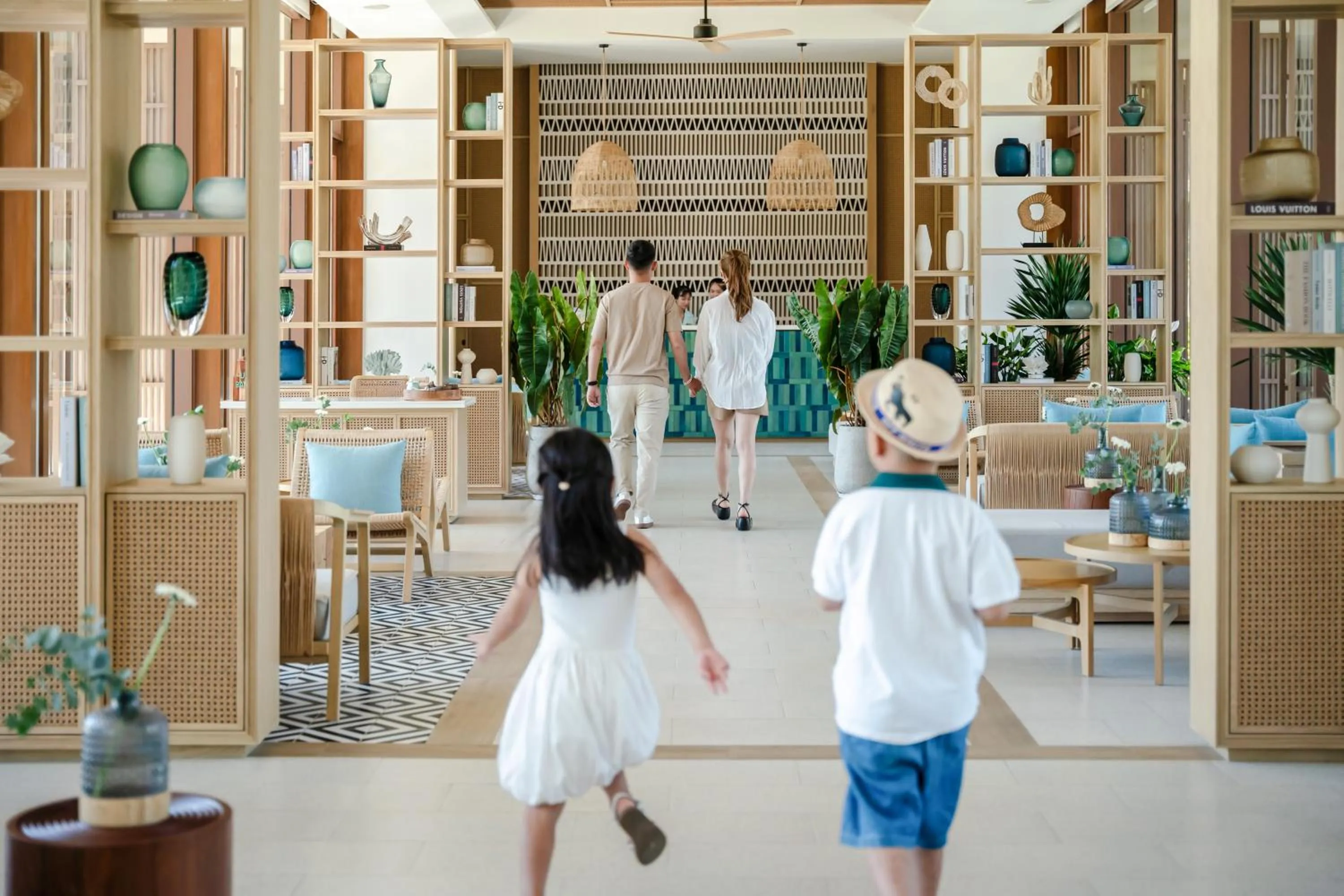 group of guests in The Ocean Resort by Fusion Quy Nhon