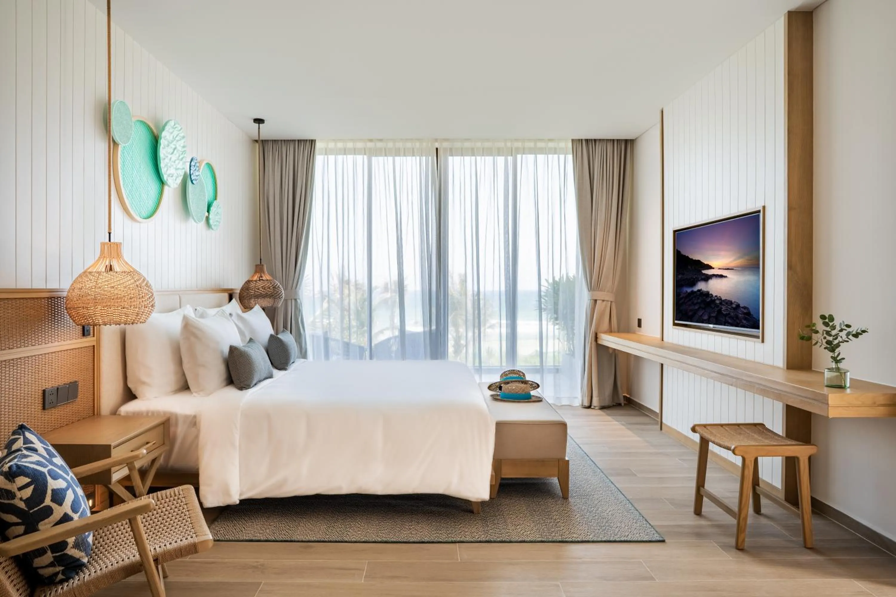 Bedroom, Bed in The Ocean Resort by Fusion Quy Nhon