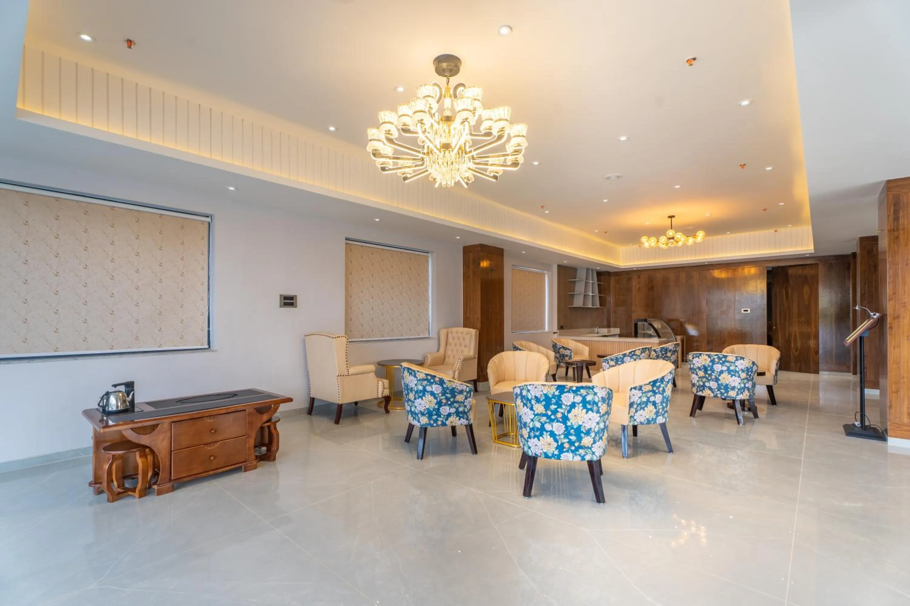 Seating area in De Crown Inn