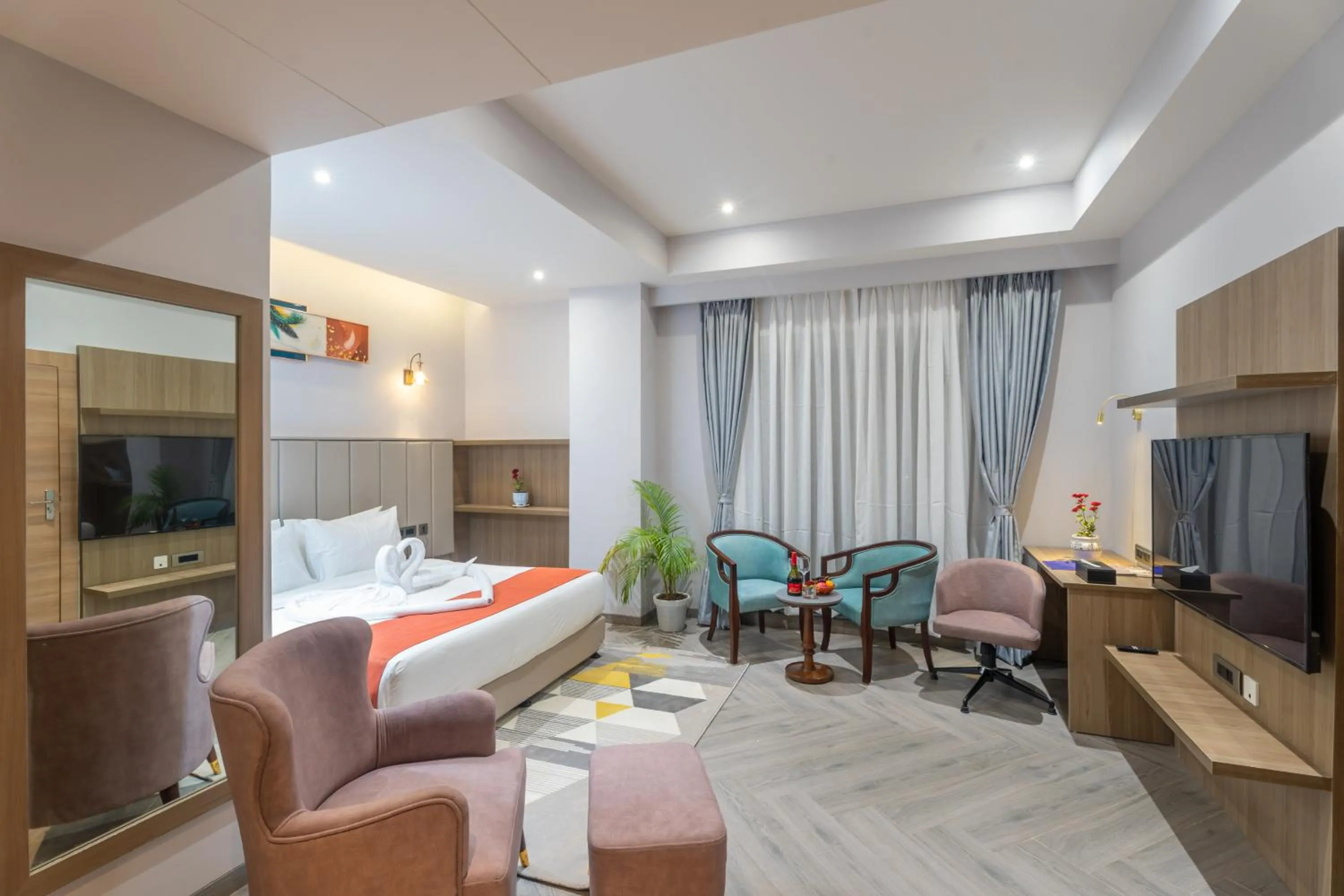 TV and multimedia, Bed in De Crown Inn