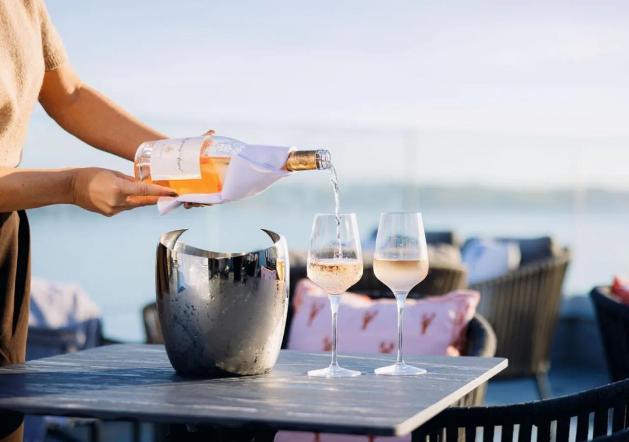 Balcony/Terrace in St Brides Spa Hotel & Village Apartments