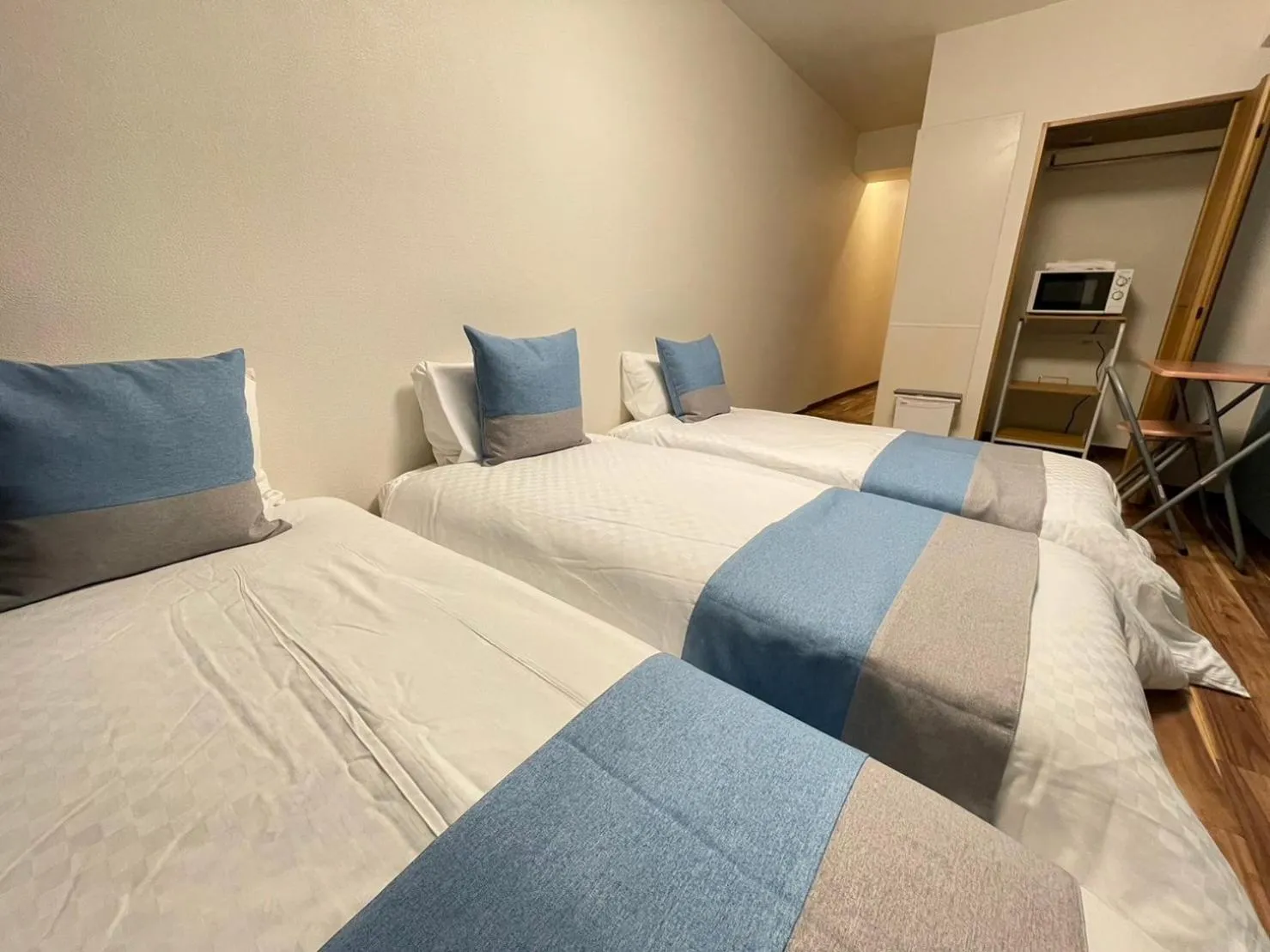 Bed in Sakura Sands Hotel Shinsaibashi