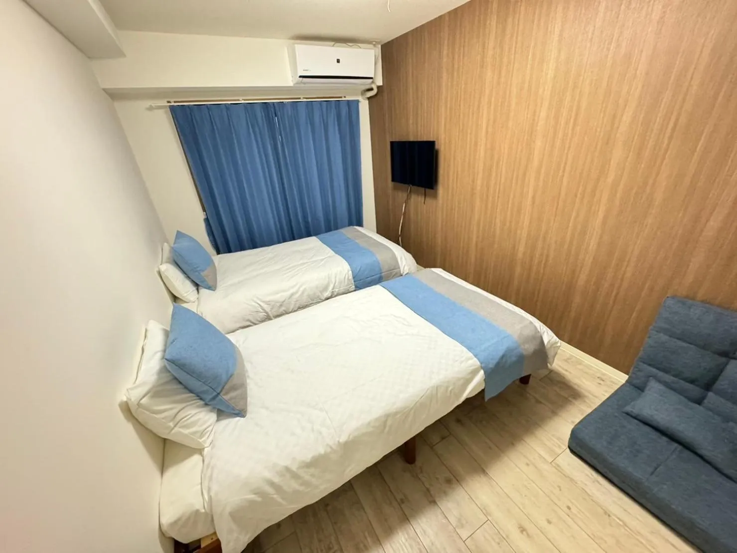 Bed in Sakura Sands Hotel Shinsaibashi