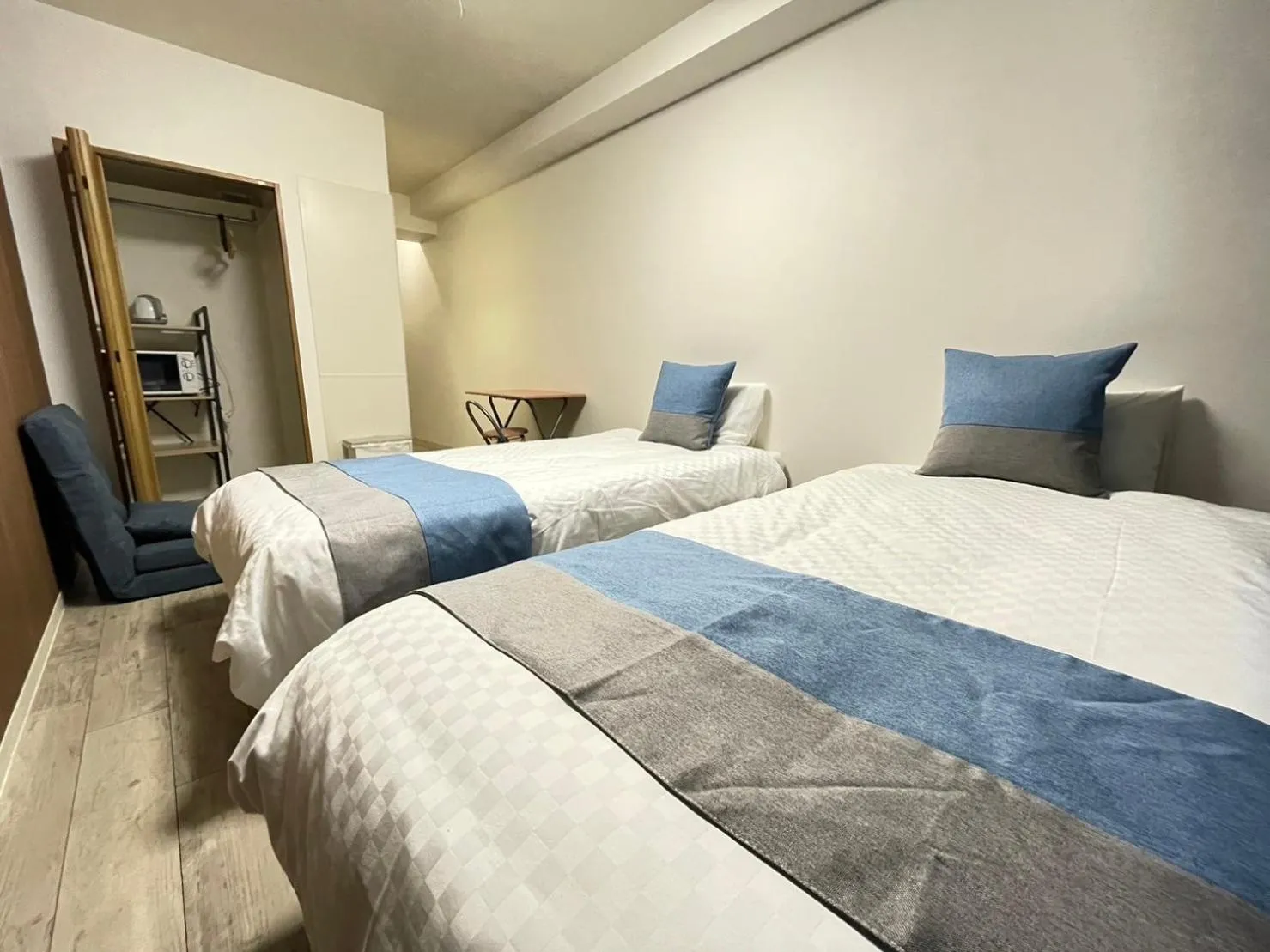 Bed in Sakura Sands Hotel Shinsaibashi