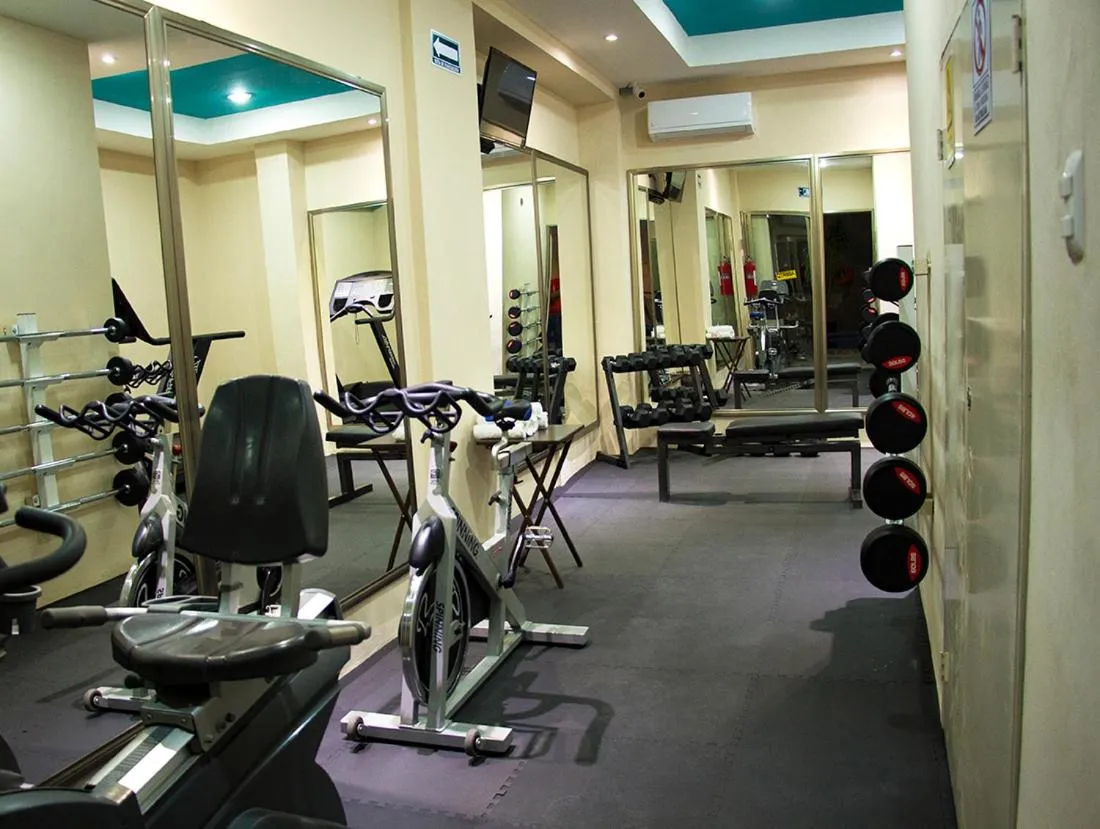 Fitness centre/facilities in Hotel & Suites Domani