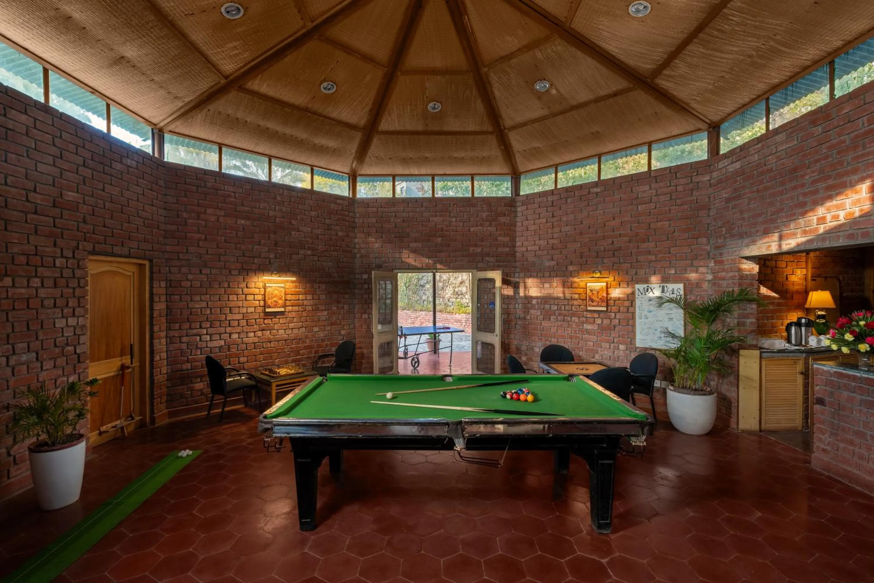 Game Room in Baikunth Resort, Kasauli by Leisure Hotels