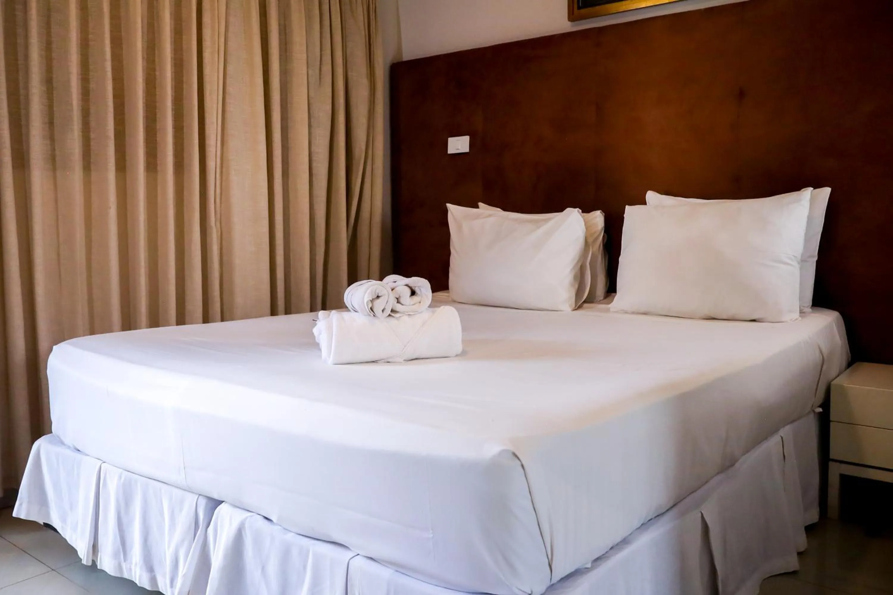 Bed in Hotel Praia Parque