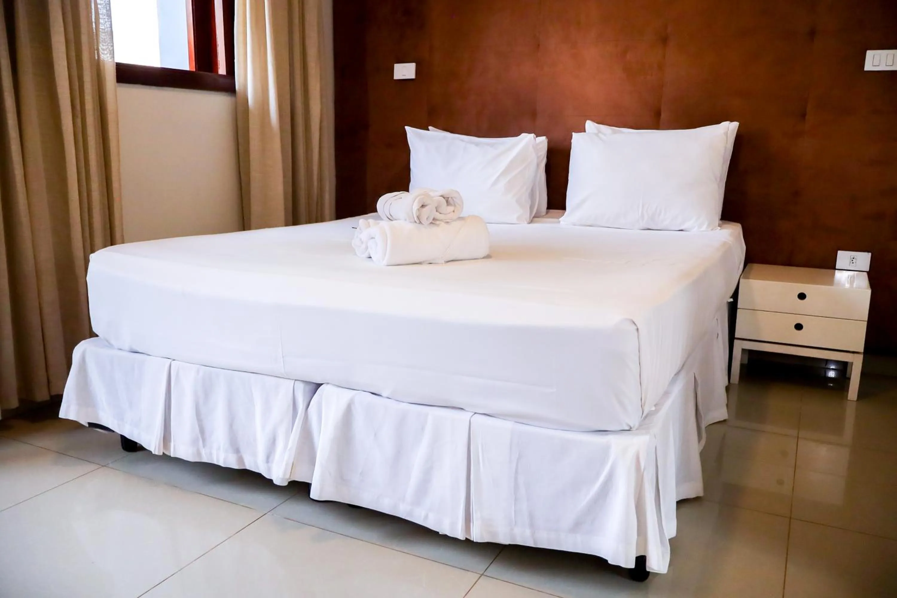 Bed in Hotel Praia Parque