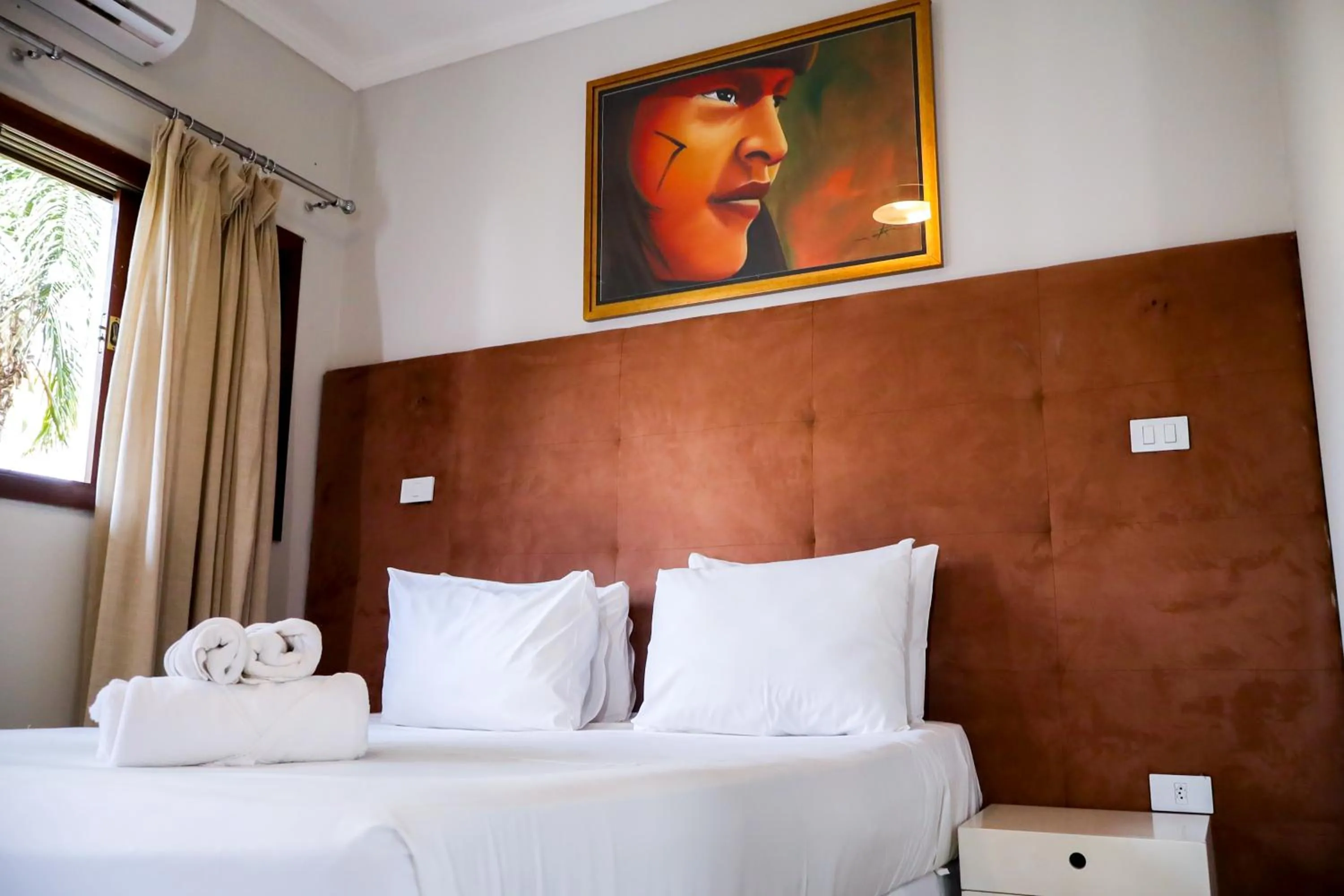 Bed in Hotel Praia Parque