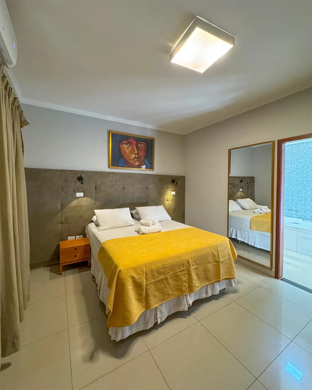 Bed in Hotel Praia Parque