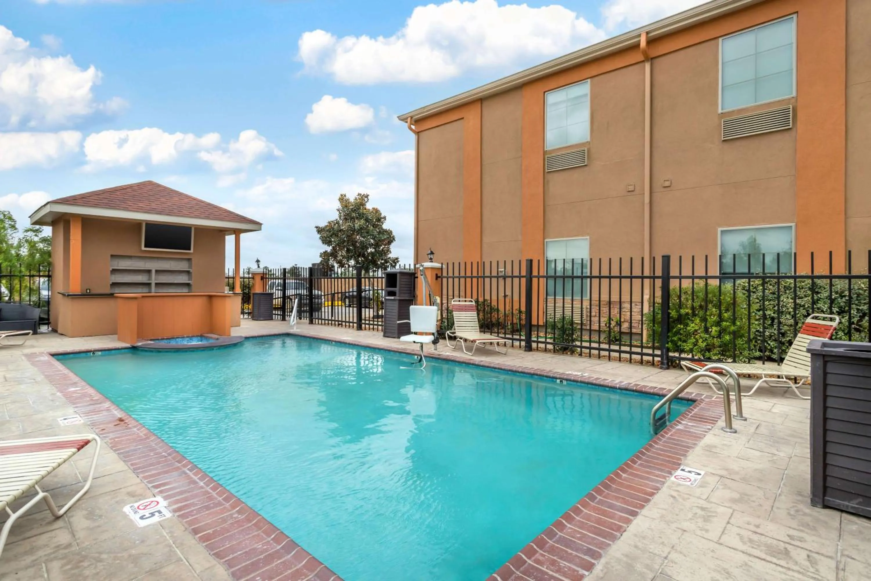 Pool view in Best Western Casino Inn