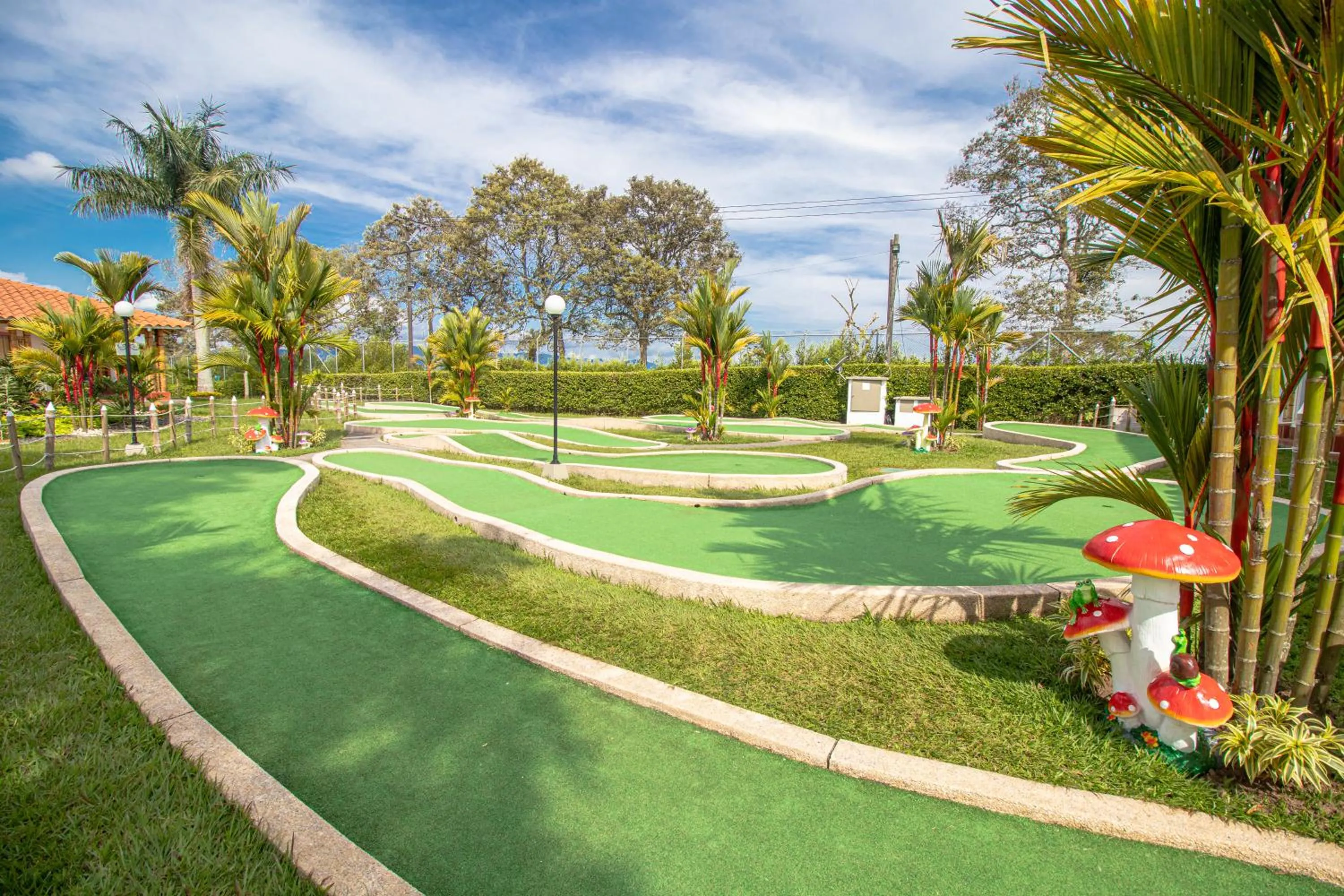 Minigolf in Hotel Campestre las Camelias