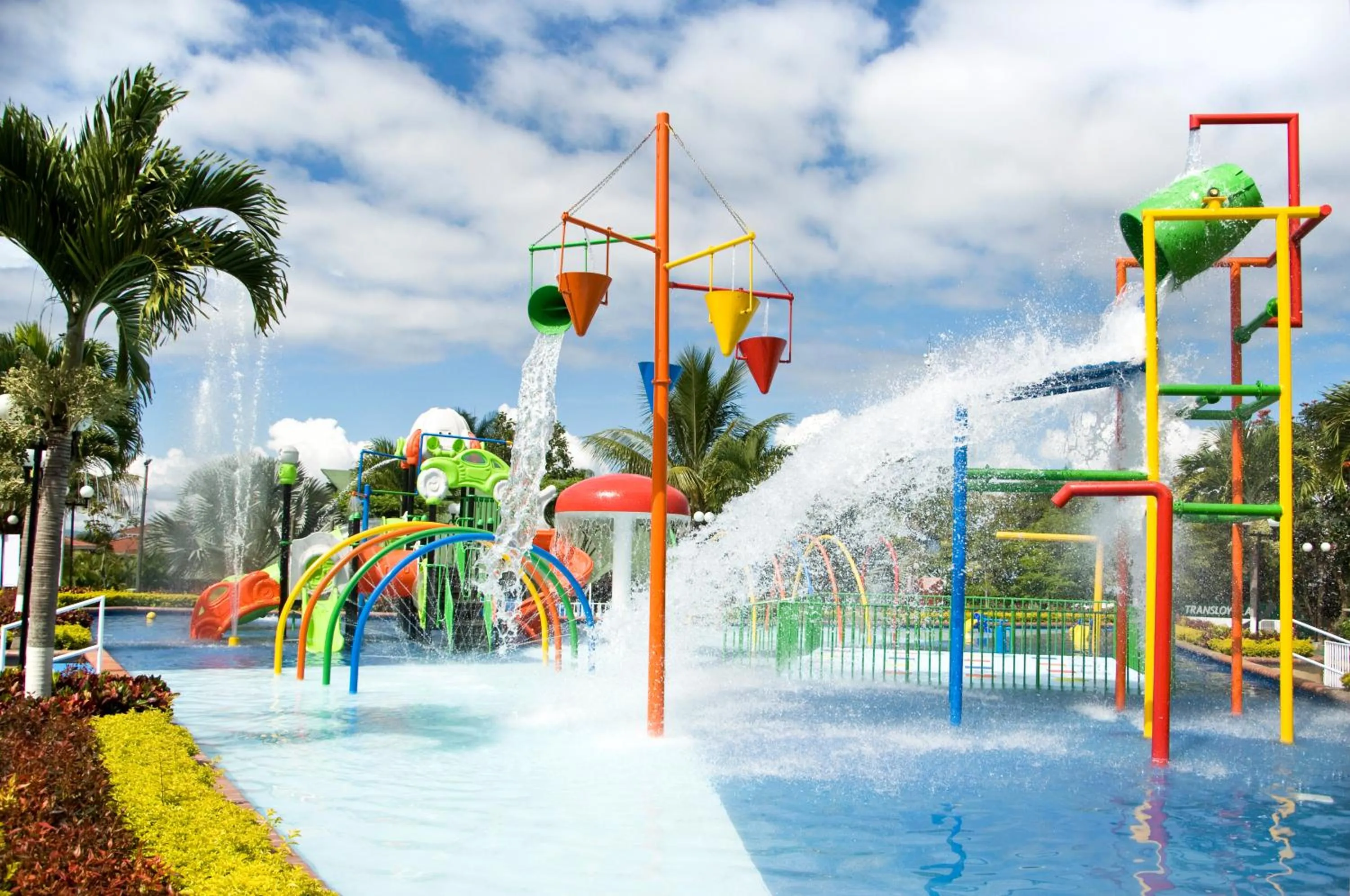 Aqua park in Hotel Campestre las Camelias