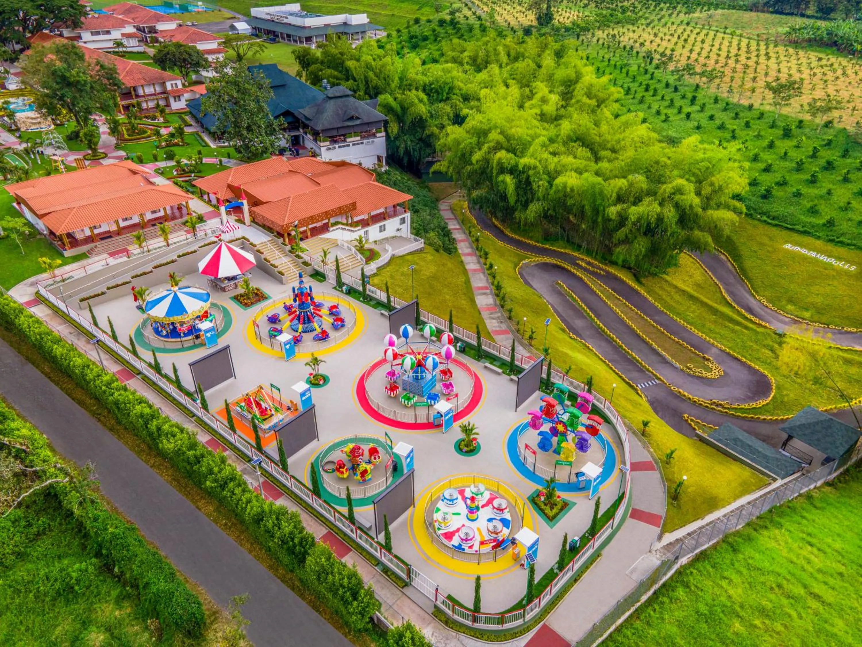 Bird's eye view in Hotel Campestre las Camelias