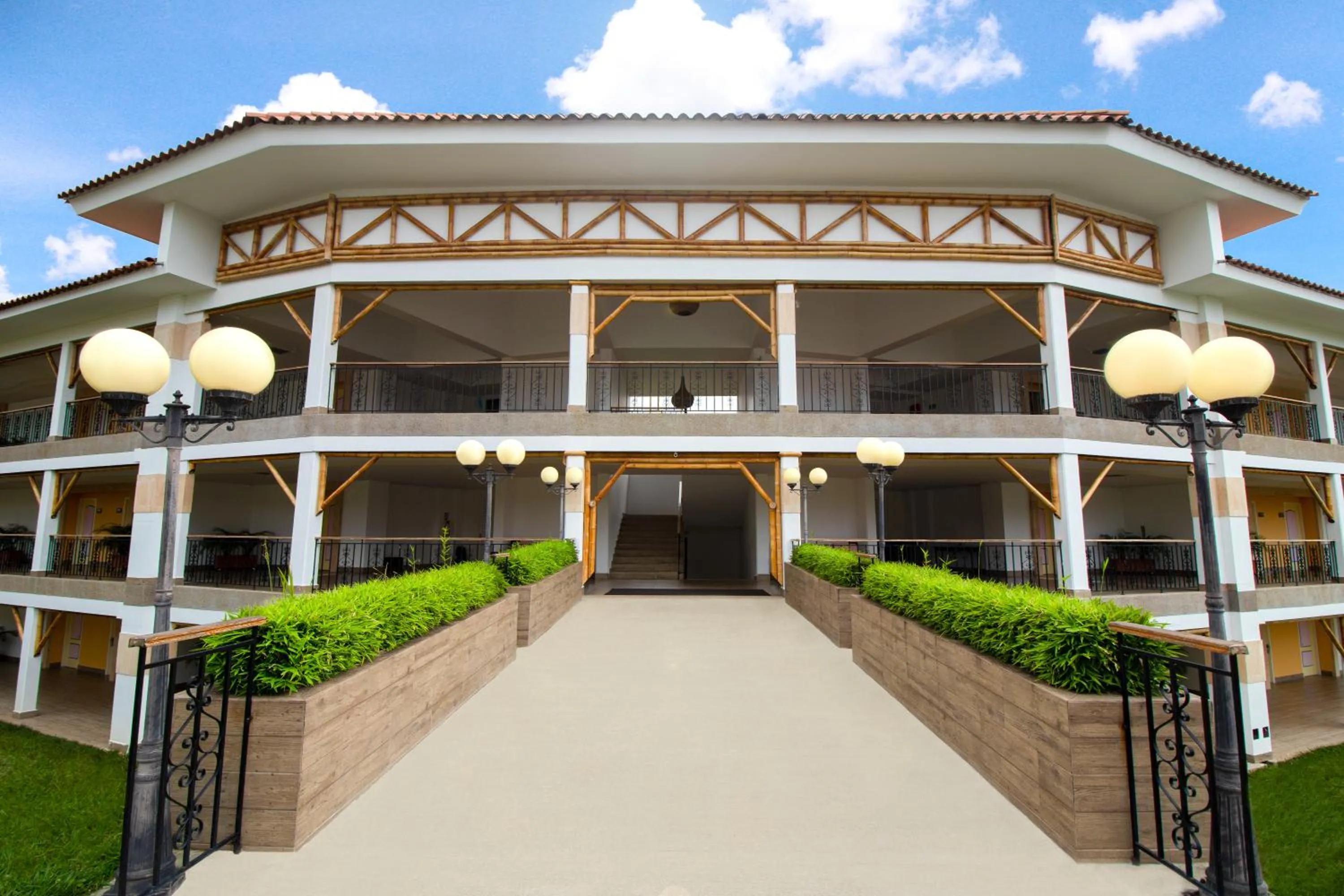 Property building in Hotel Campestre las Camelias