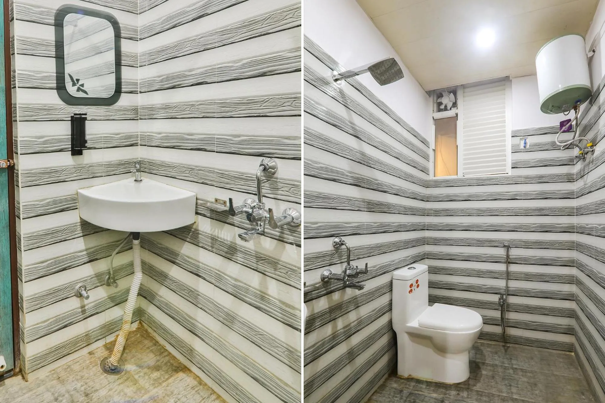 Bathroom in FabHotel LS Grand - Nr Banaras Railway Station