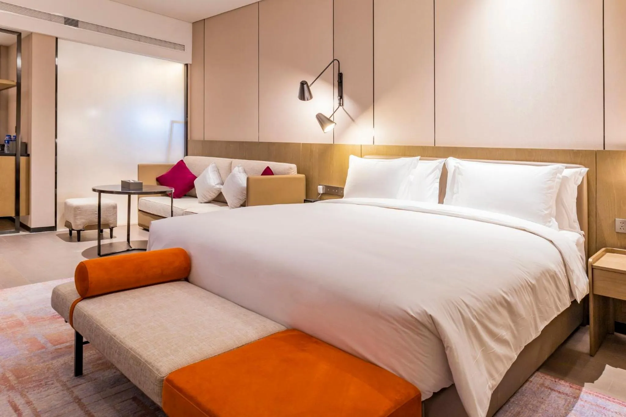 Photo of the whole room, Bed in Crowne Plaza Lanzhou New Area by IHG