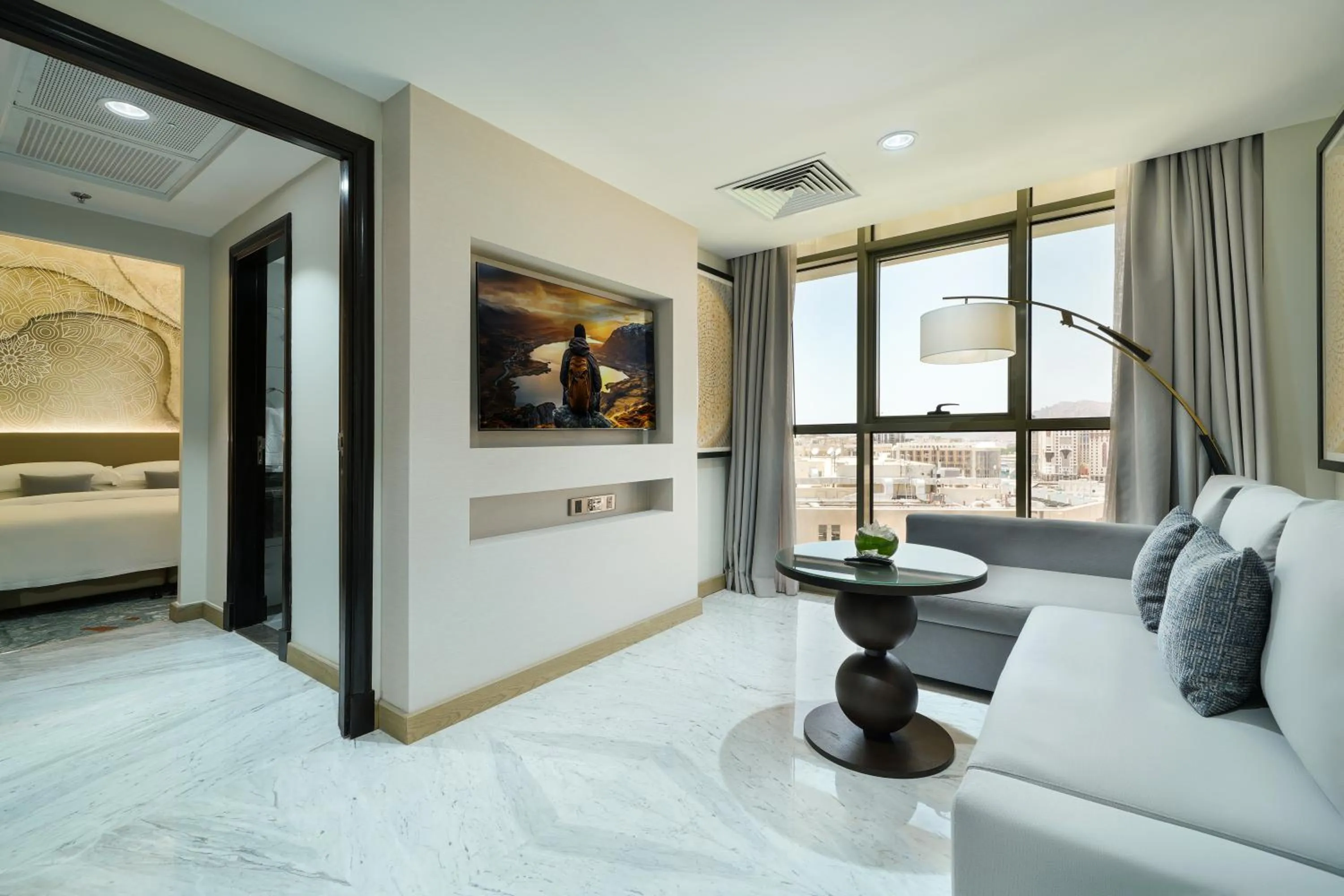 Living room, Bed in Rotana Al Manakha Madinah