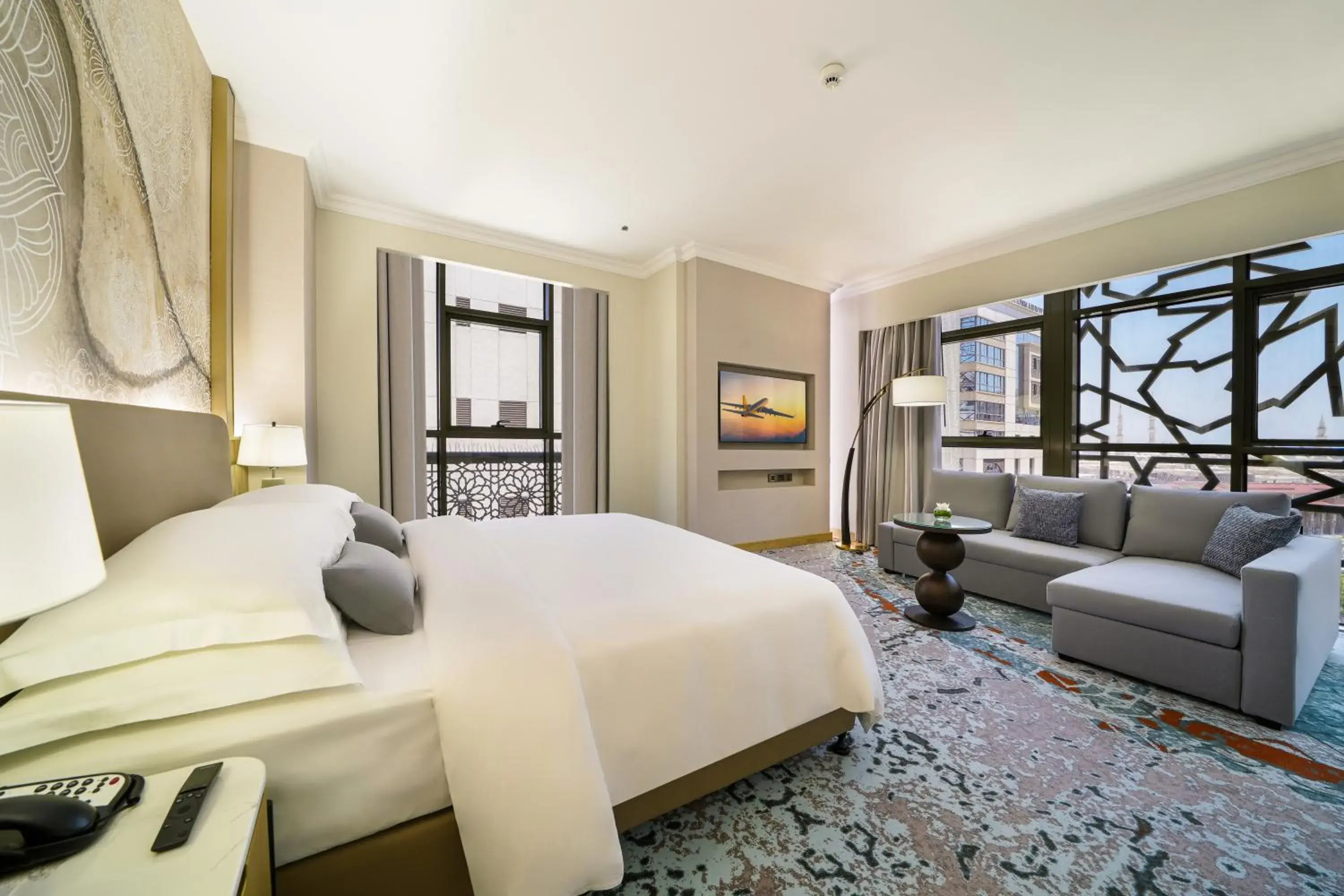 Spacious Haram View Room King Bed & Sofa Bed in Rotana Al Manakha Madinah Spacious Haram View Room King Bed & Sofa Bed in Rotana Al Manakha Madinah