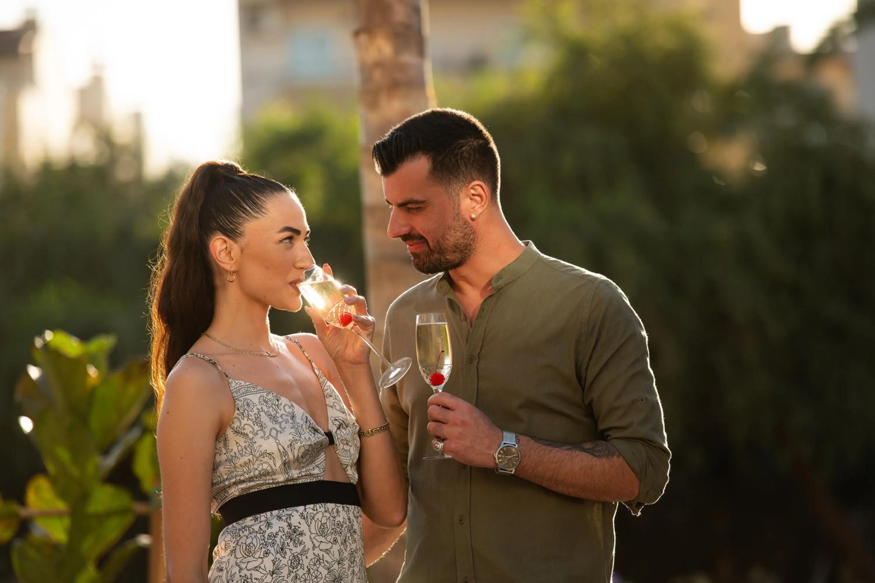 Drinks in Cosmeen Lifestyle Boutique Stay