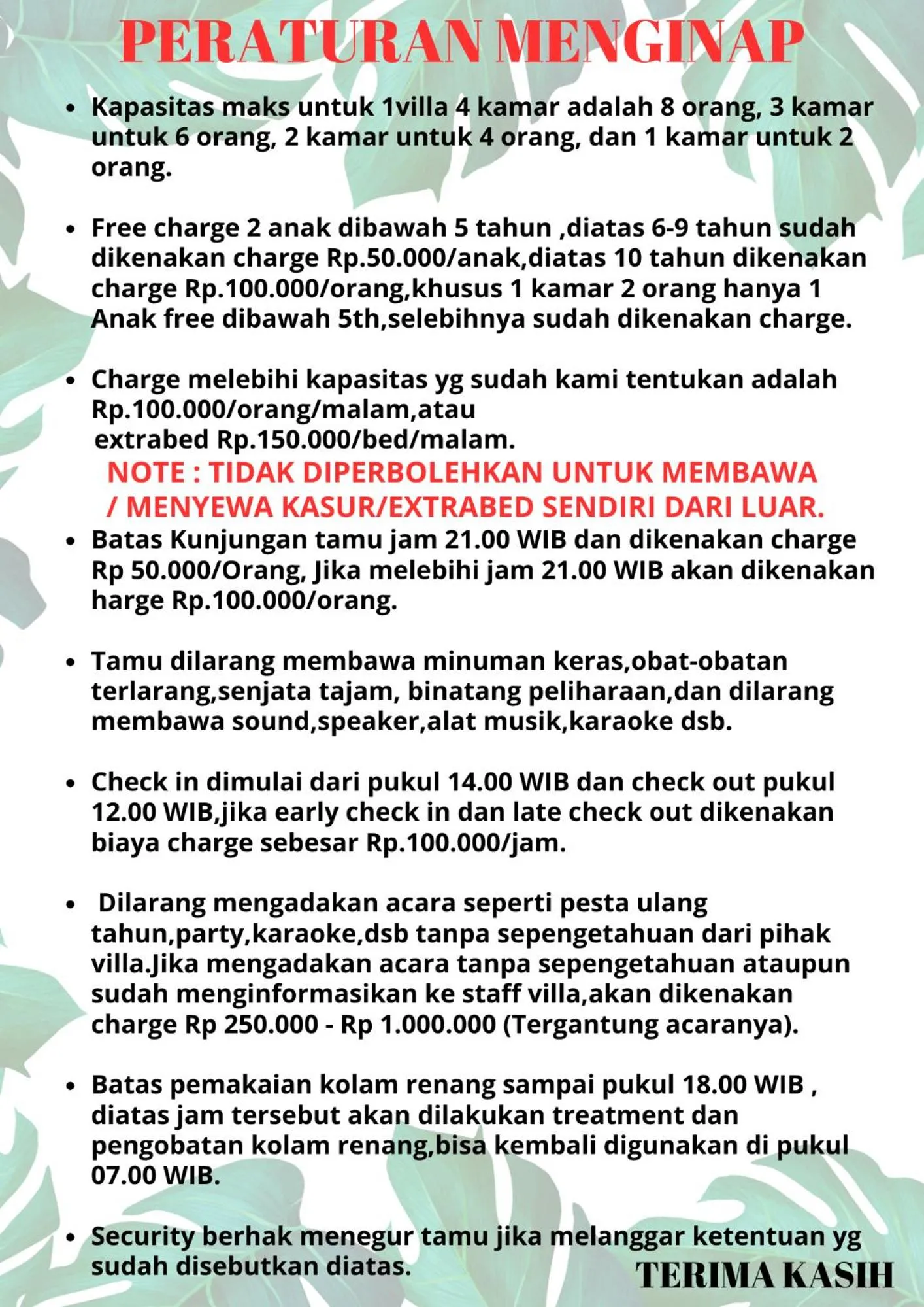 Villa Padi Cangkringan