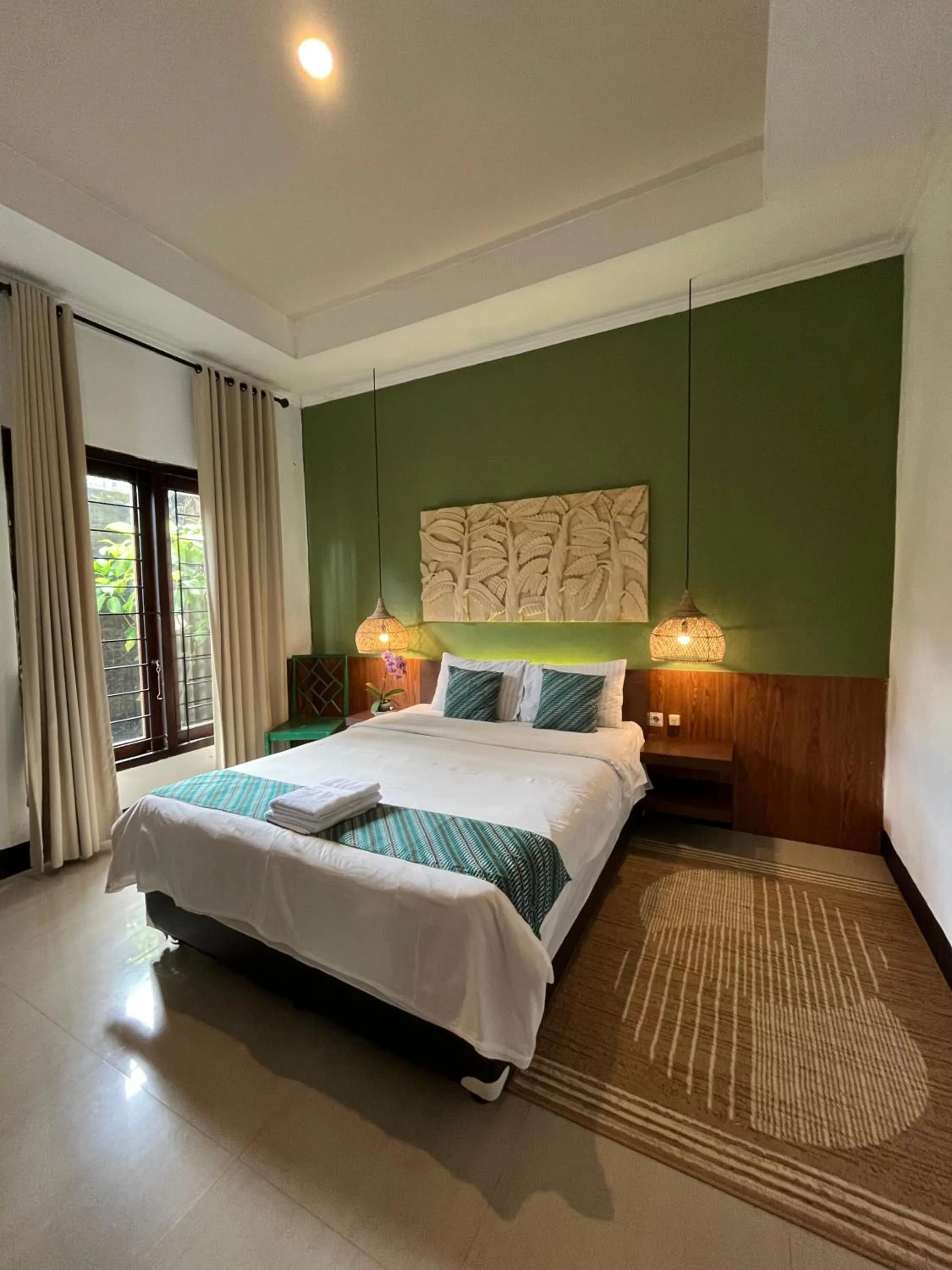 Bedroom, Bed in Villa Padi Cangkringan