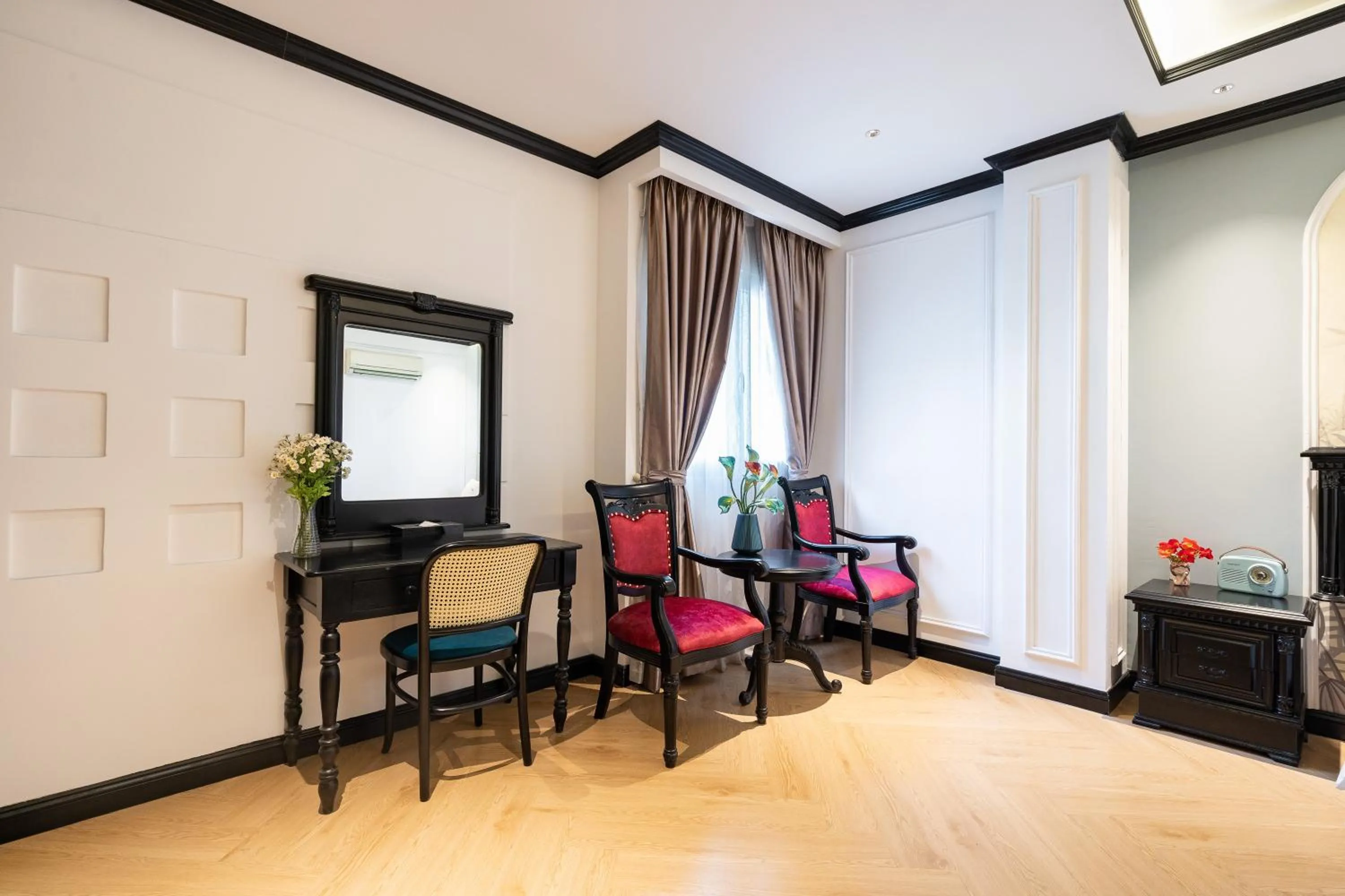 Seating area in Family Inn Saigon