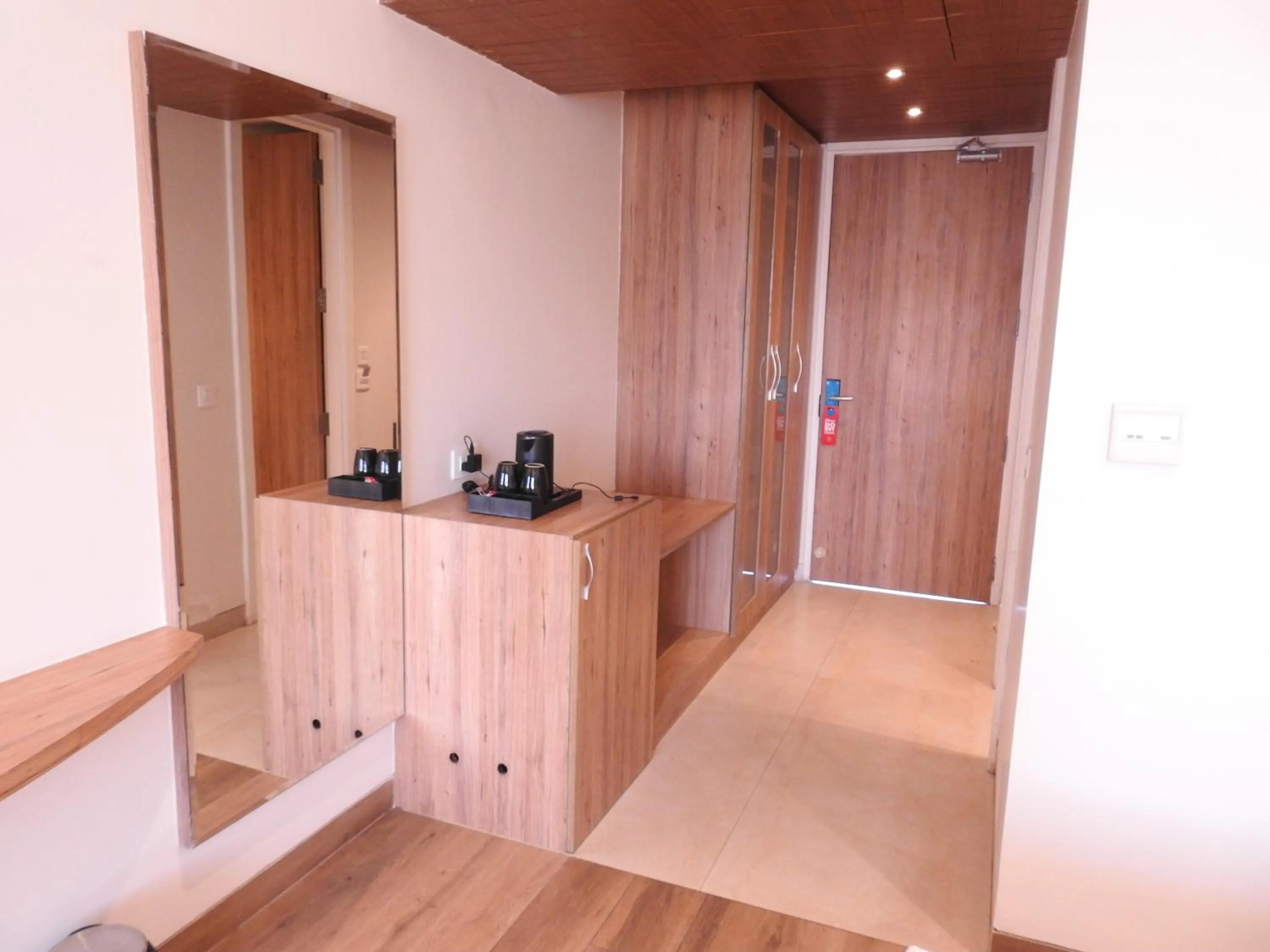 wardrobe in Sapphire Sky Hotel