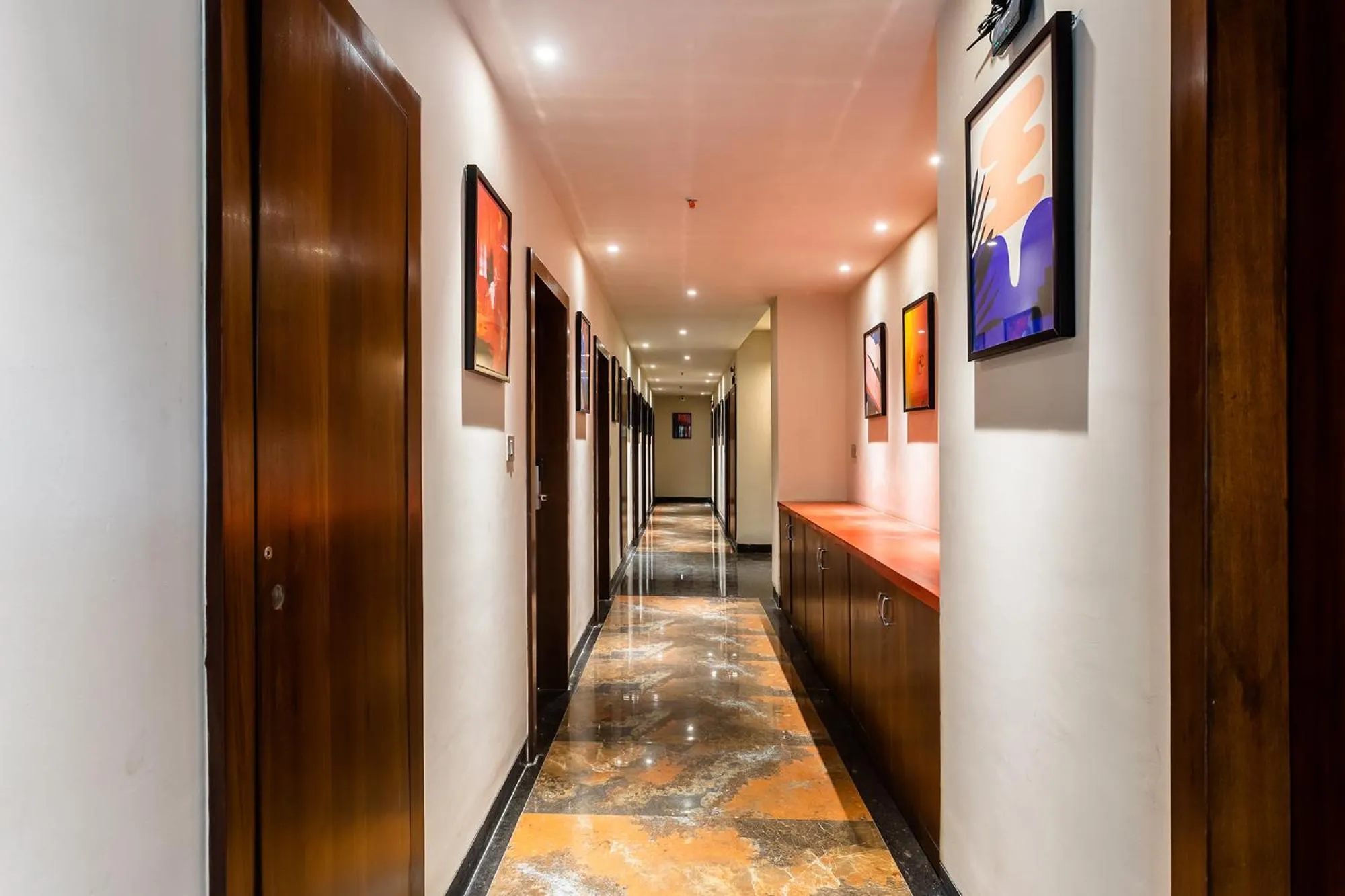 Lobby or reception in FabHotel Orange Oasis