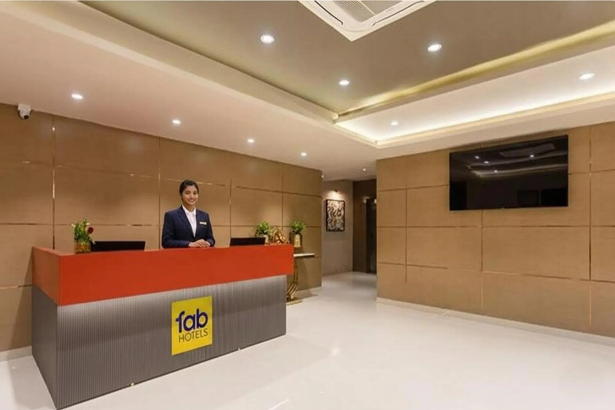 Lobby or reception in FabHotel Orange Oasis