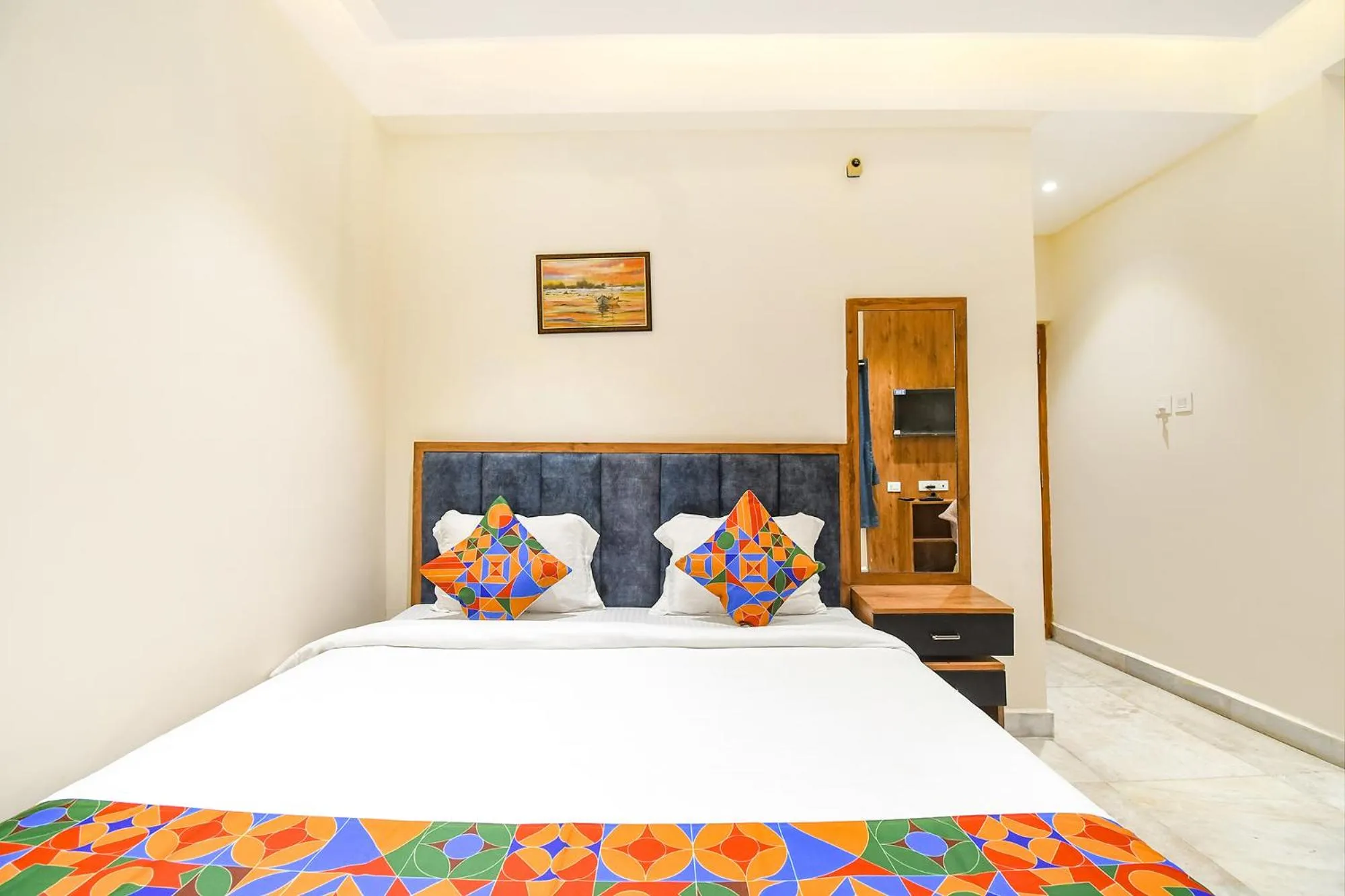 Bed in FabHotel Prime The Golden Plaza - Nr Tarapith Temple