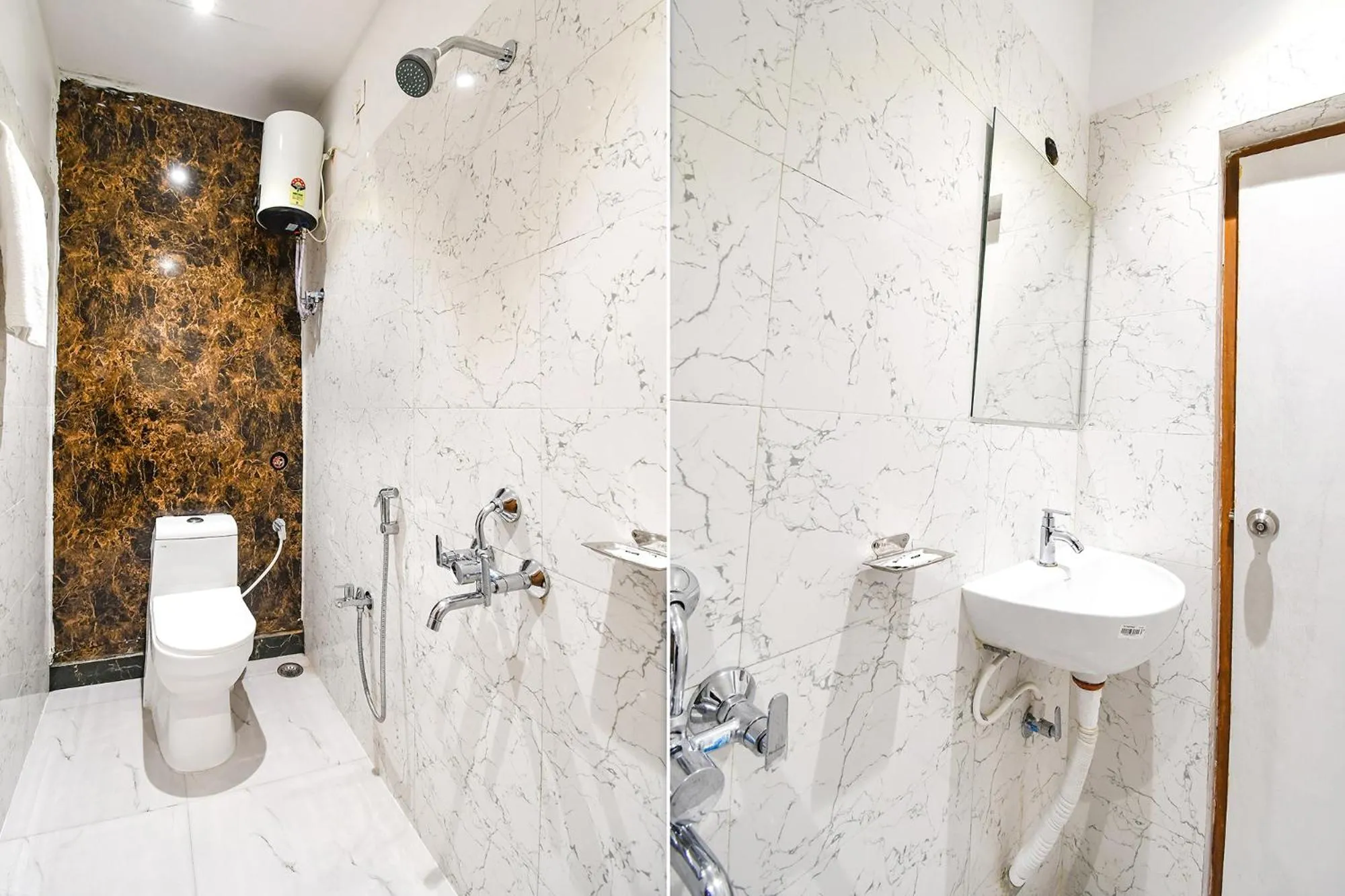 Bathroom in FabHotel Prime The Golden Plaza - Nr Tarapith Temple